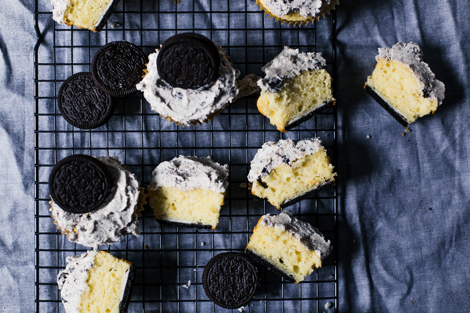 Oreo Cupcakes With Oreo Buttercream