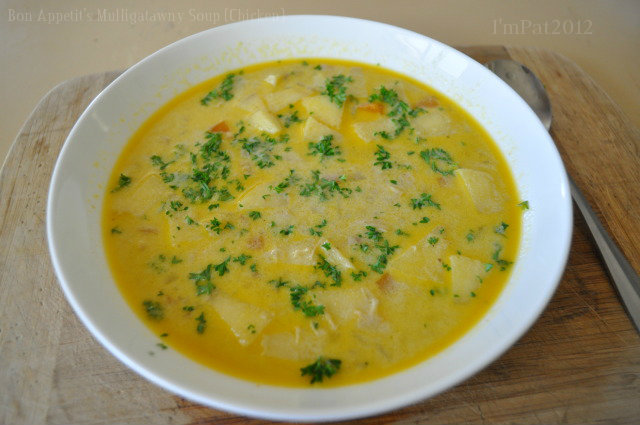 BON APPETIT'S MULLIGATAWNY SOUP ( CHICKEN )