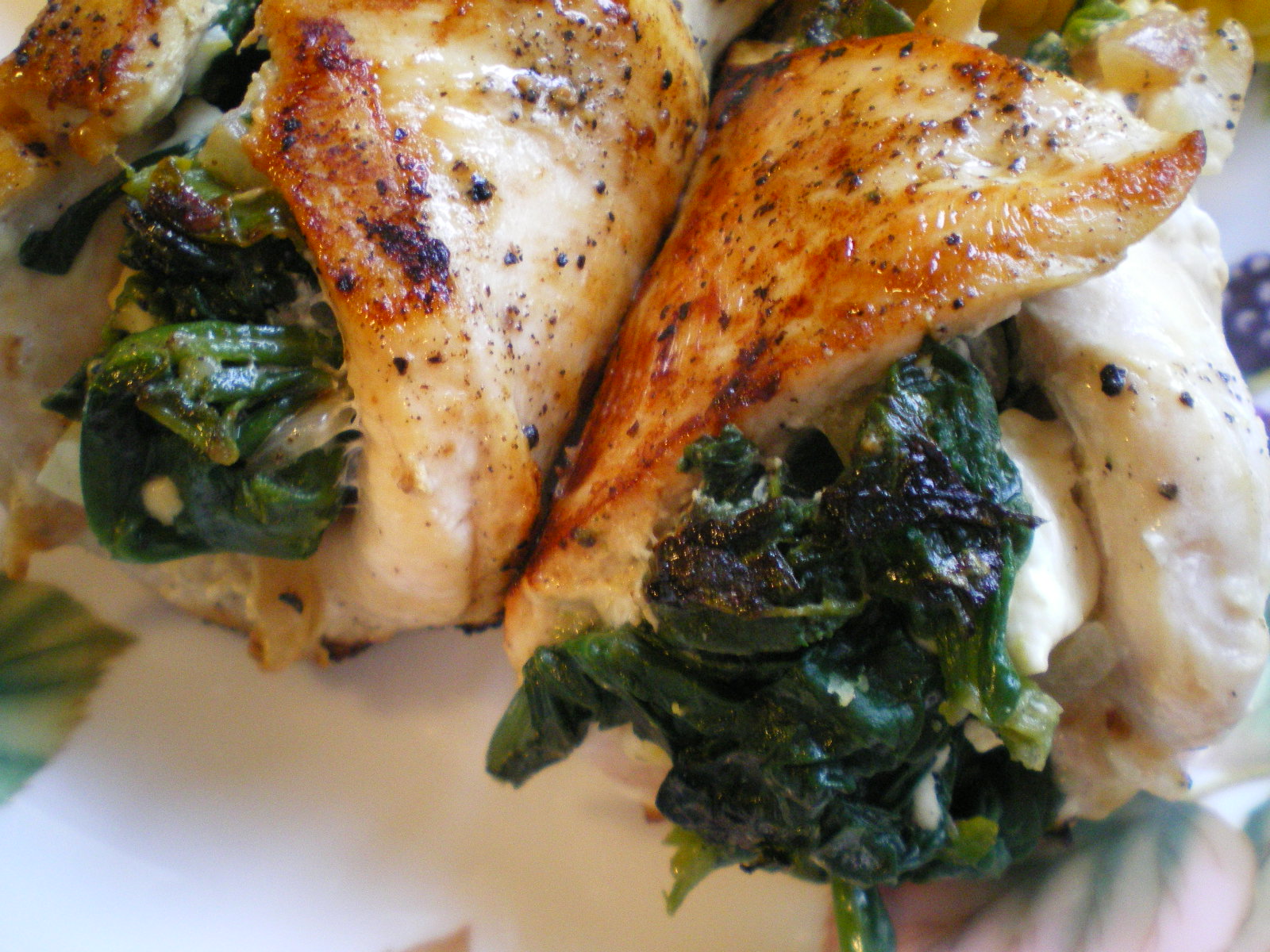 SPINACH AND FETA STUFFED CHICKEN