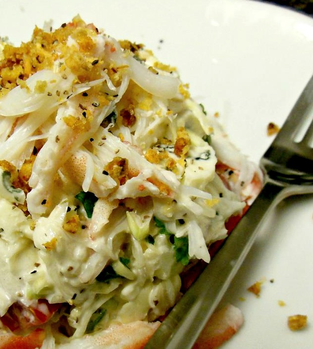 CRAB RANCH GORGONZOLA SLAW #RSC