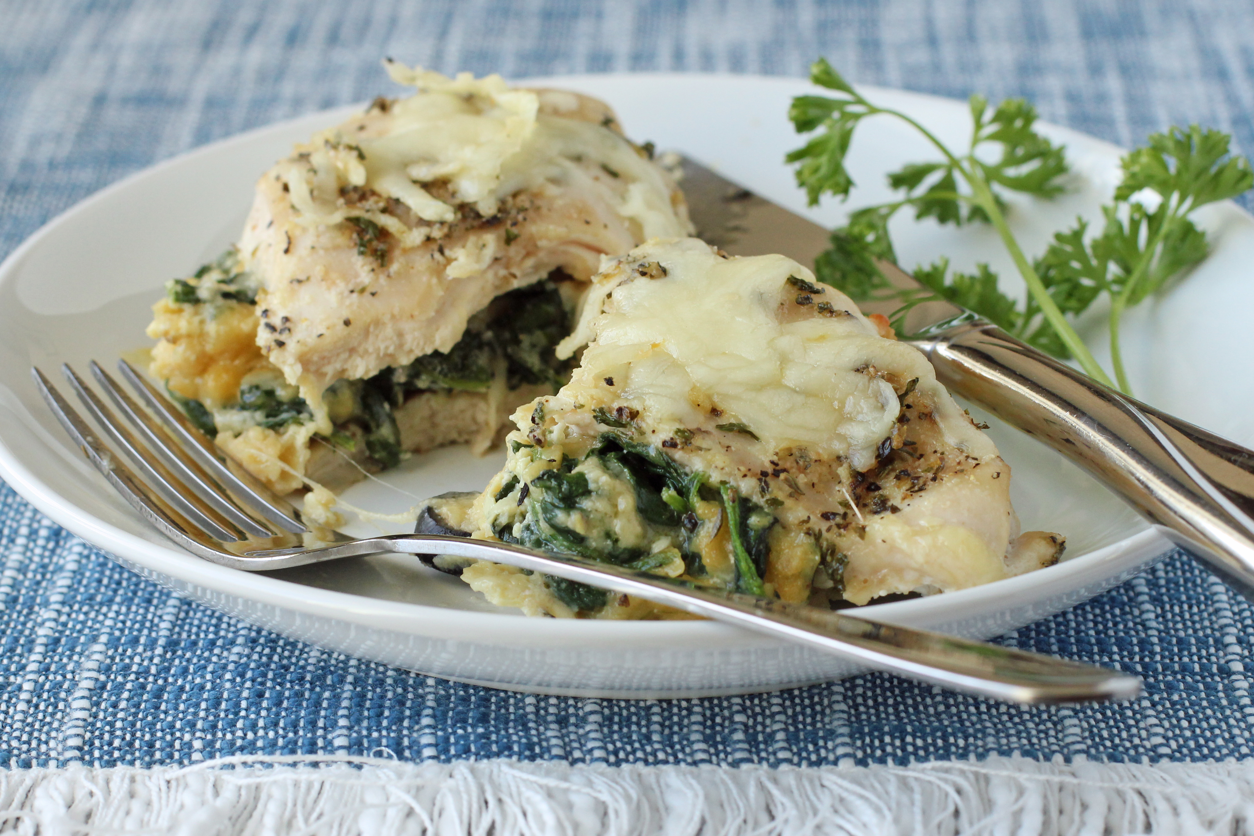🖤 Easy SPINACH AND CHEESE STUFFED CHICKEN BREAST #RSC