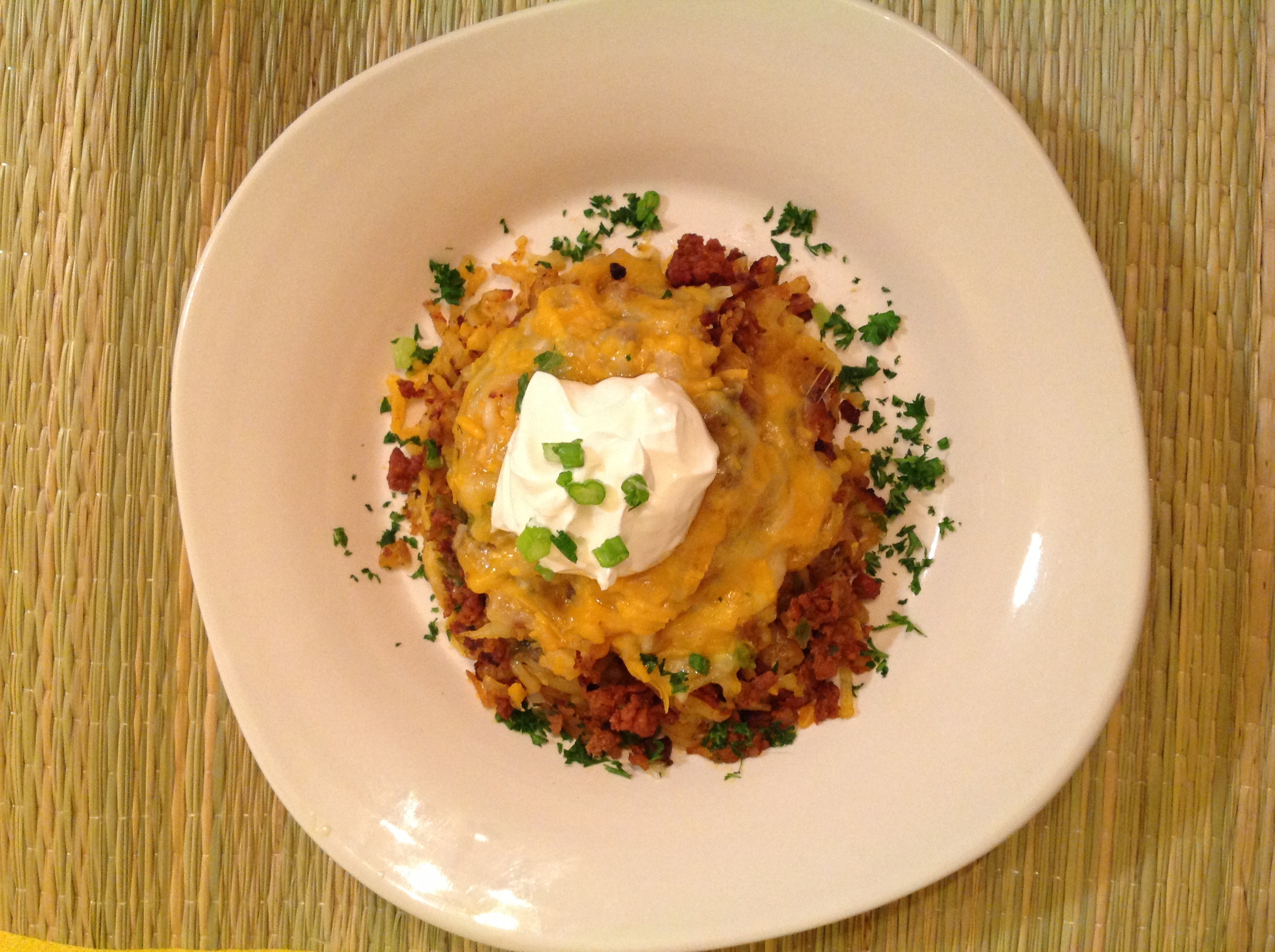 CHORIZO SMOTHERED POTATOES #5FIX