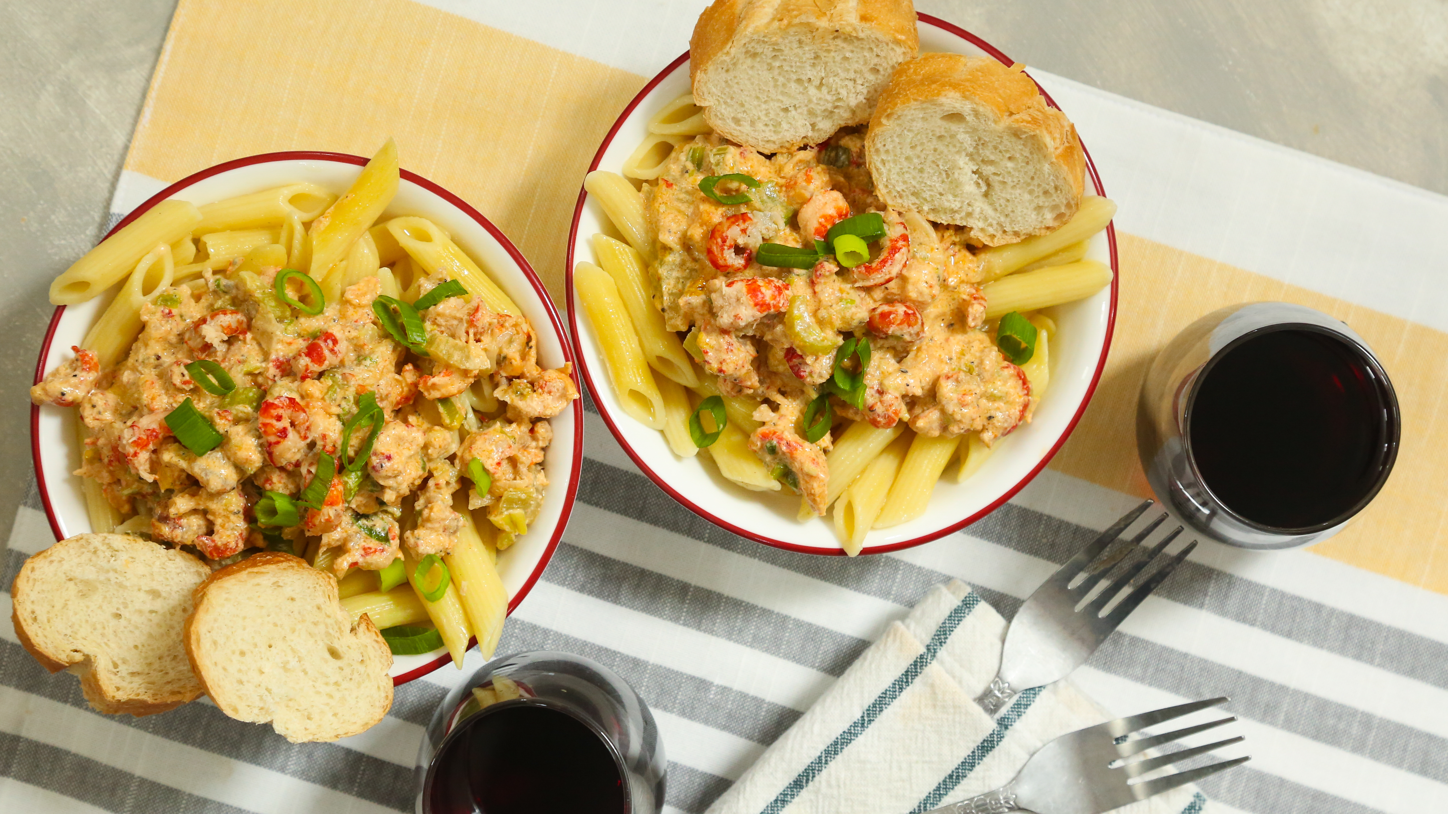 Cajun Crawfish Alfredo