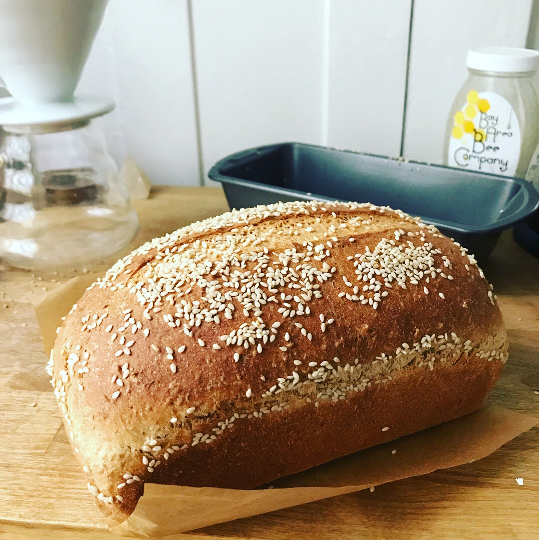 HOMEMADE HONEY OAT BREAD