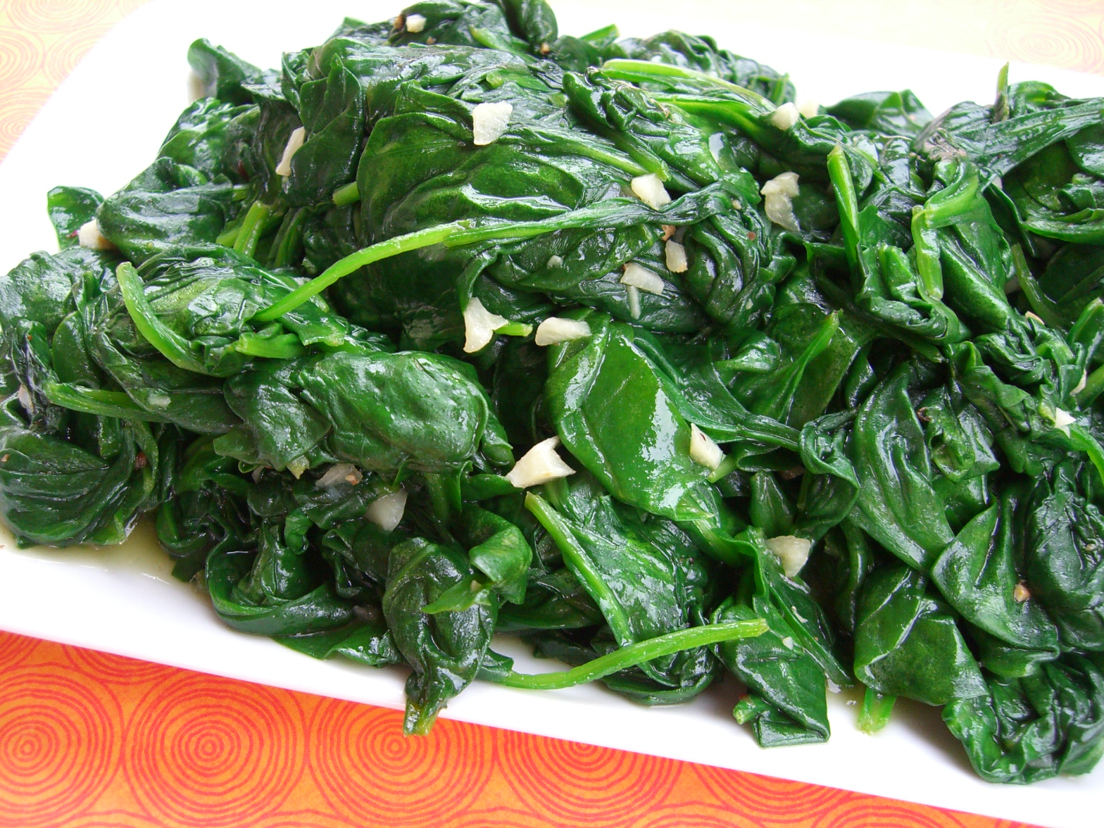 Sauteed Baby Spinach And Garlic Recipe Food Com