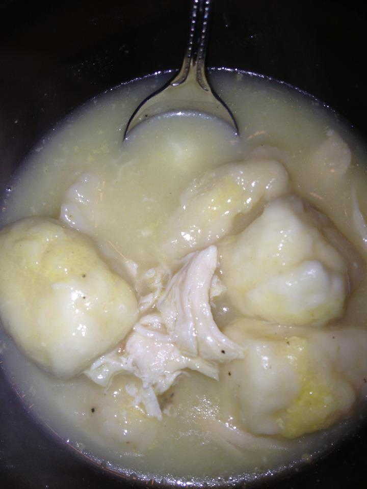 CAROLINE'S QUICK CHICKEN AND DUMPLINGS