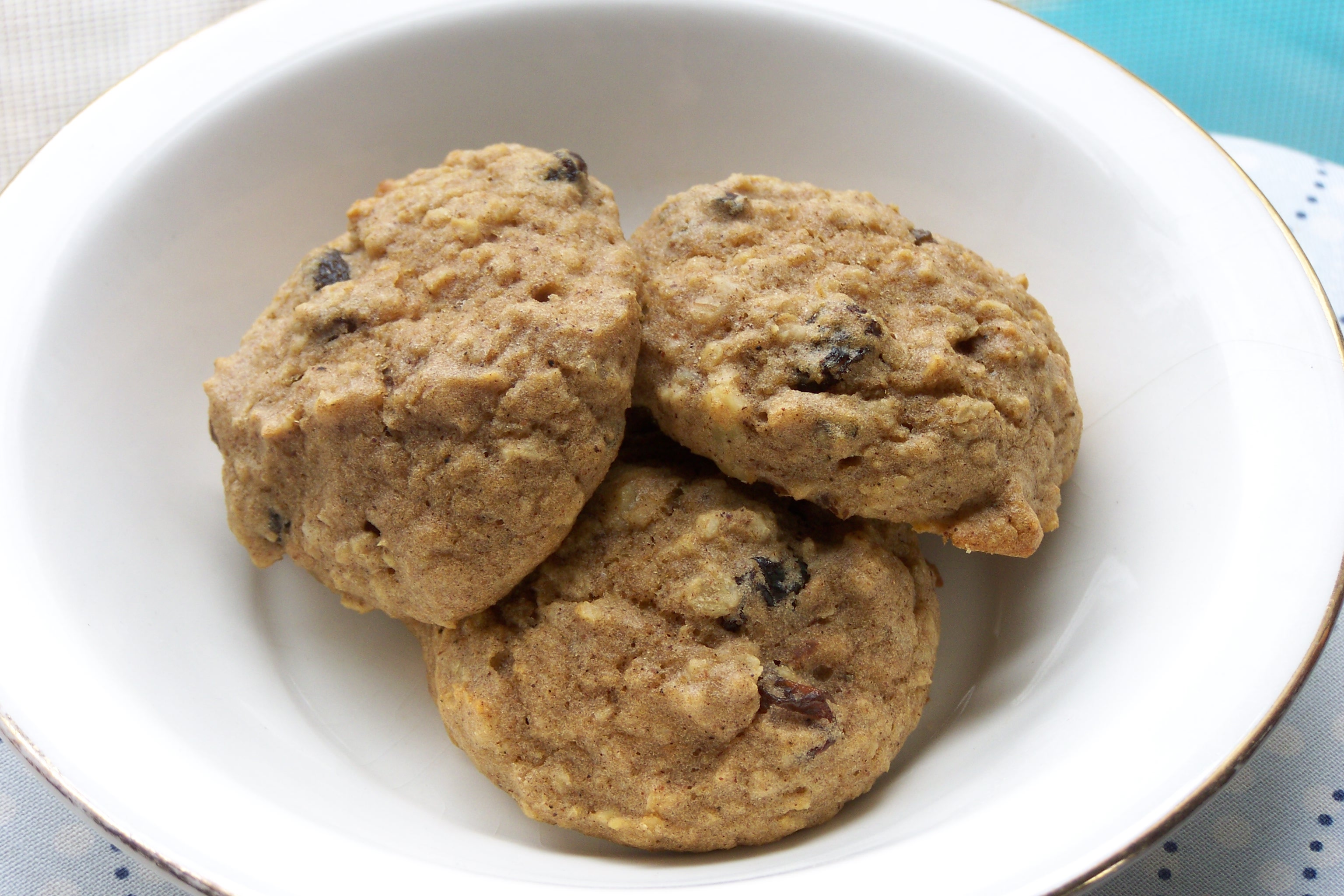 Sugar Free Oatmeal Raisin Cookies