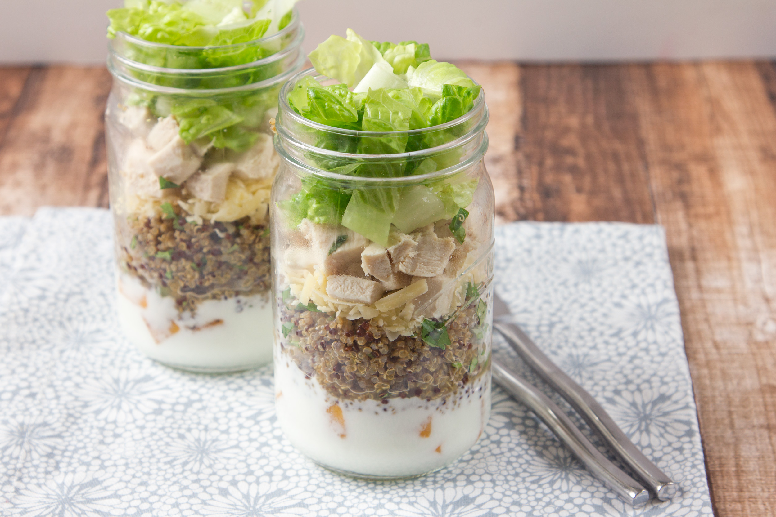 Buffalo Chicken Salad Jars