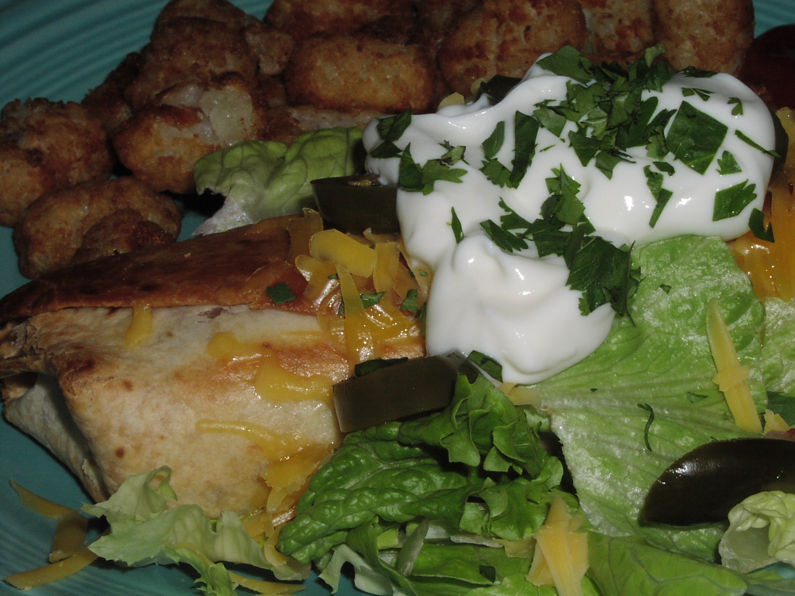 HEARTY BAKED CHICKEN CHIMICHANGAS