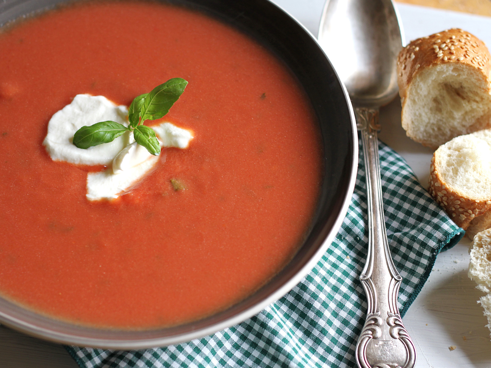 Tomato Basil Soup from Village Corner German Restaurant