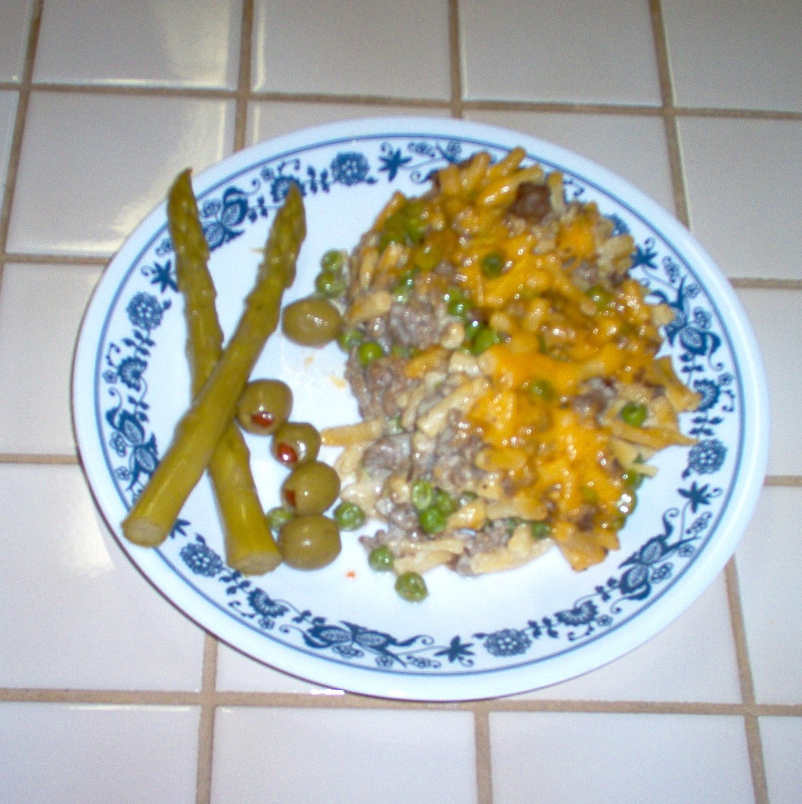 HAMBURGER AND KD CASSEROLE