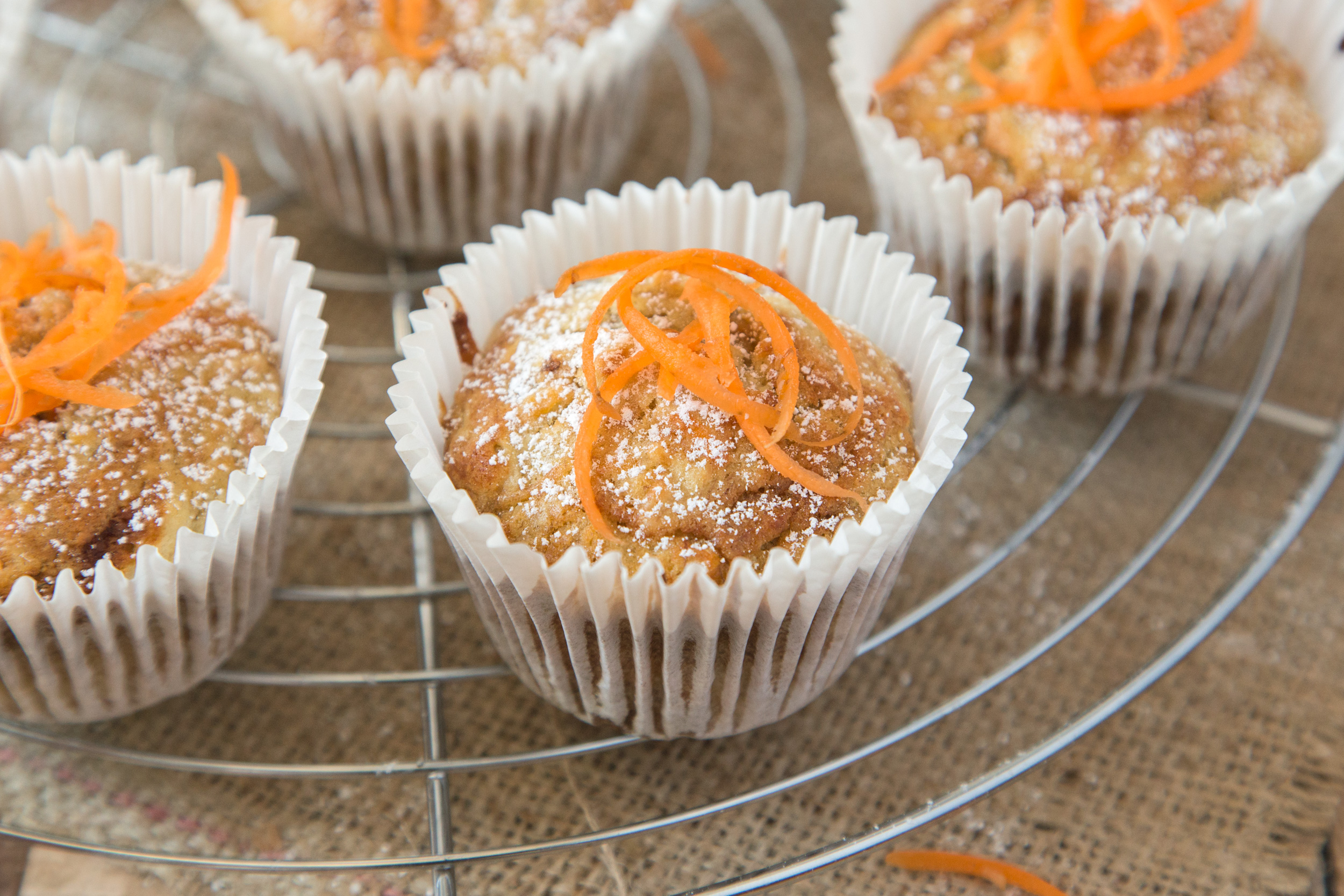 BANANA CARROT MUFFINS