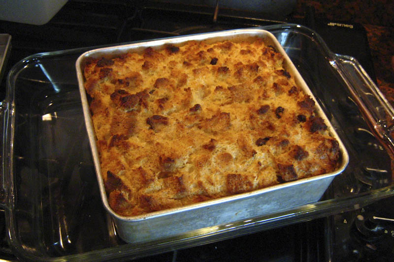 BAILEY'S IRISH CREAM BREAD PUDDING