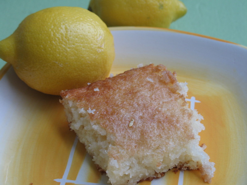 LEMON CAKE SQUARES