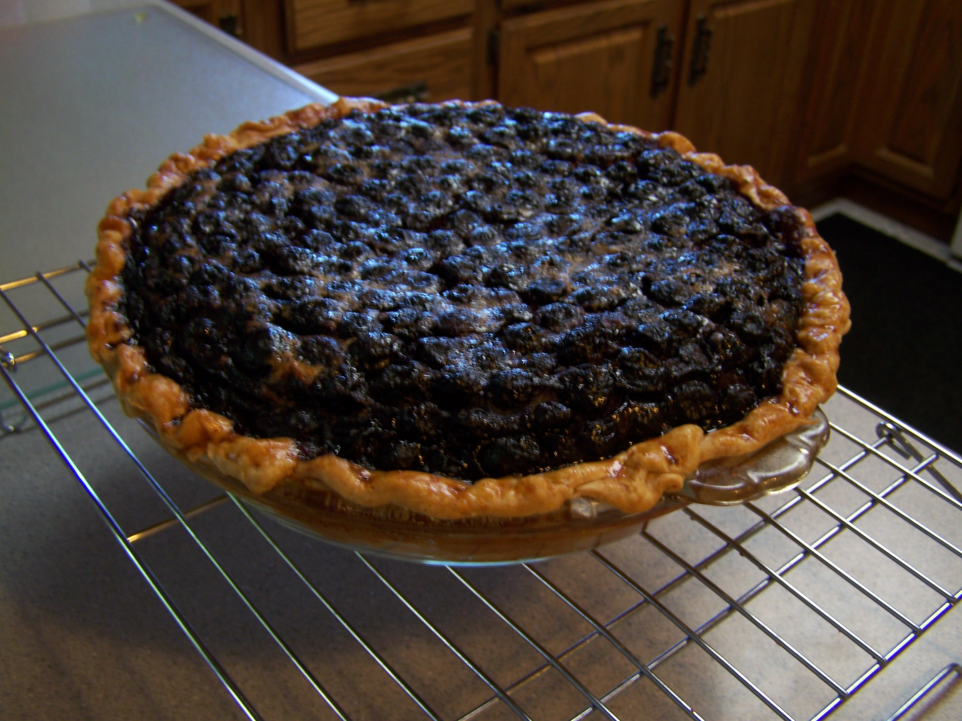 BLUEBERRY CUSTARD PIE