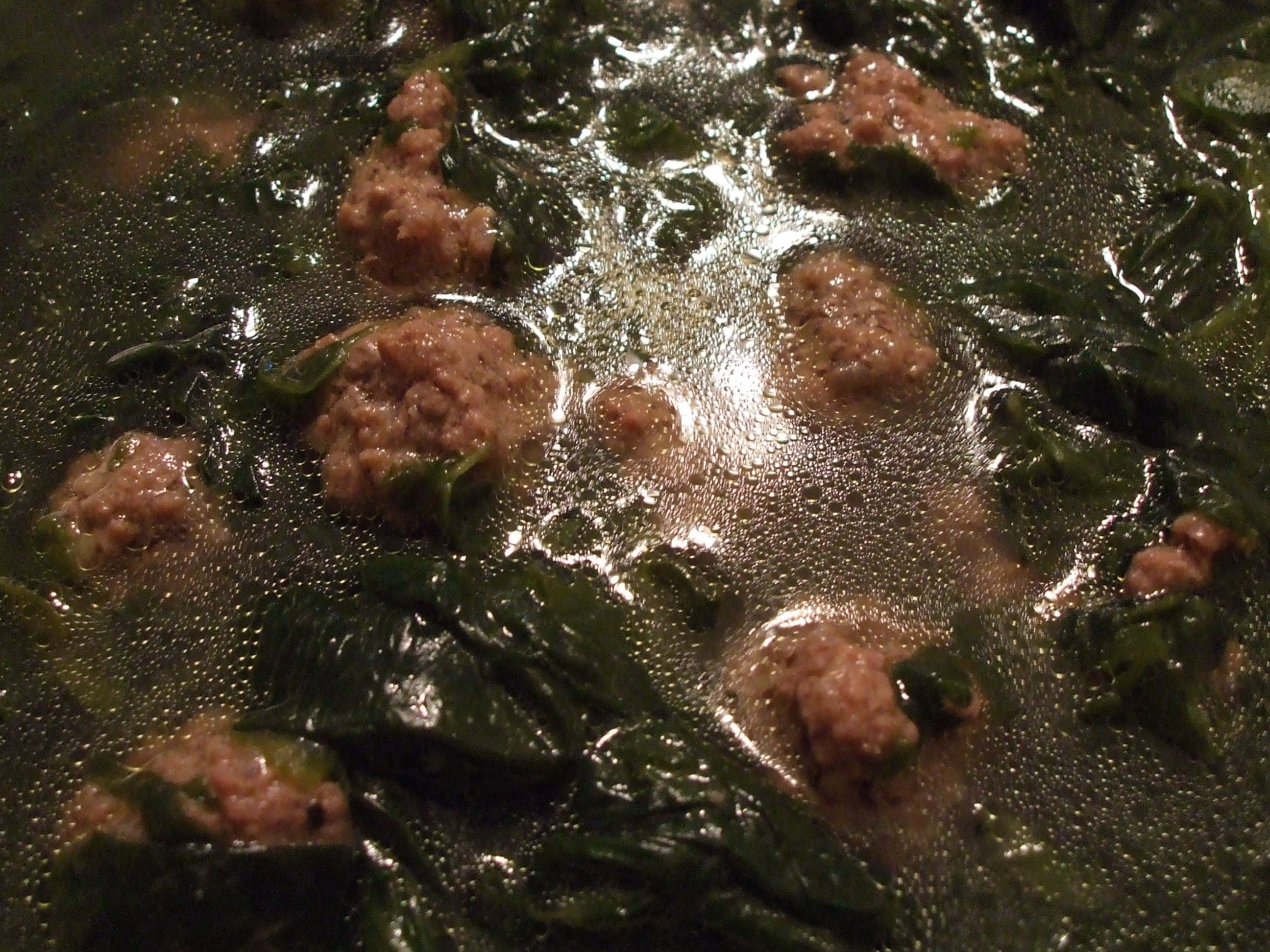 COMFORT SOUP (SPINACH & MEATBALLS)