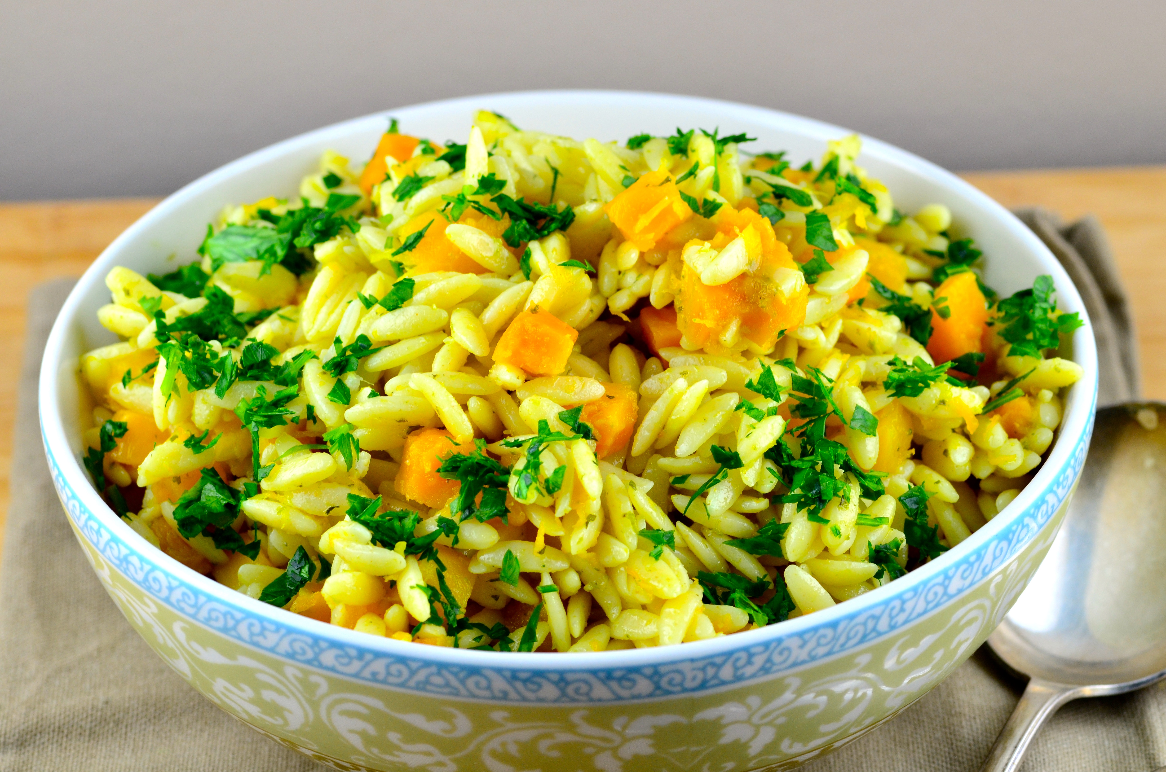 BUTTERNUT SQUASH ORZO