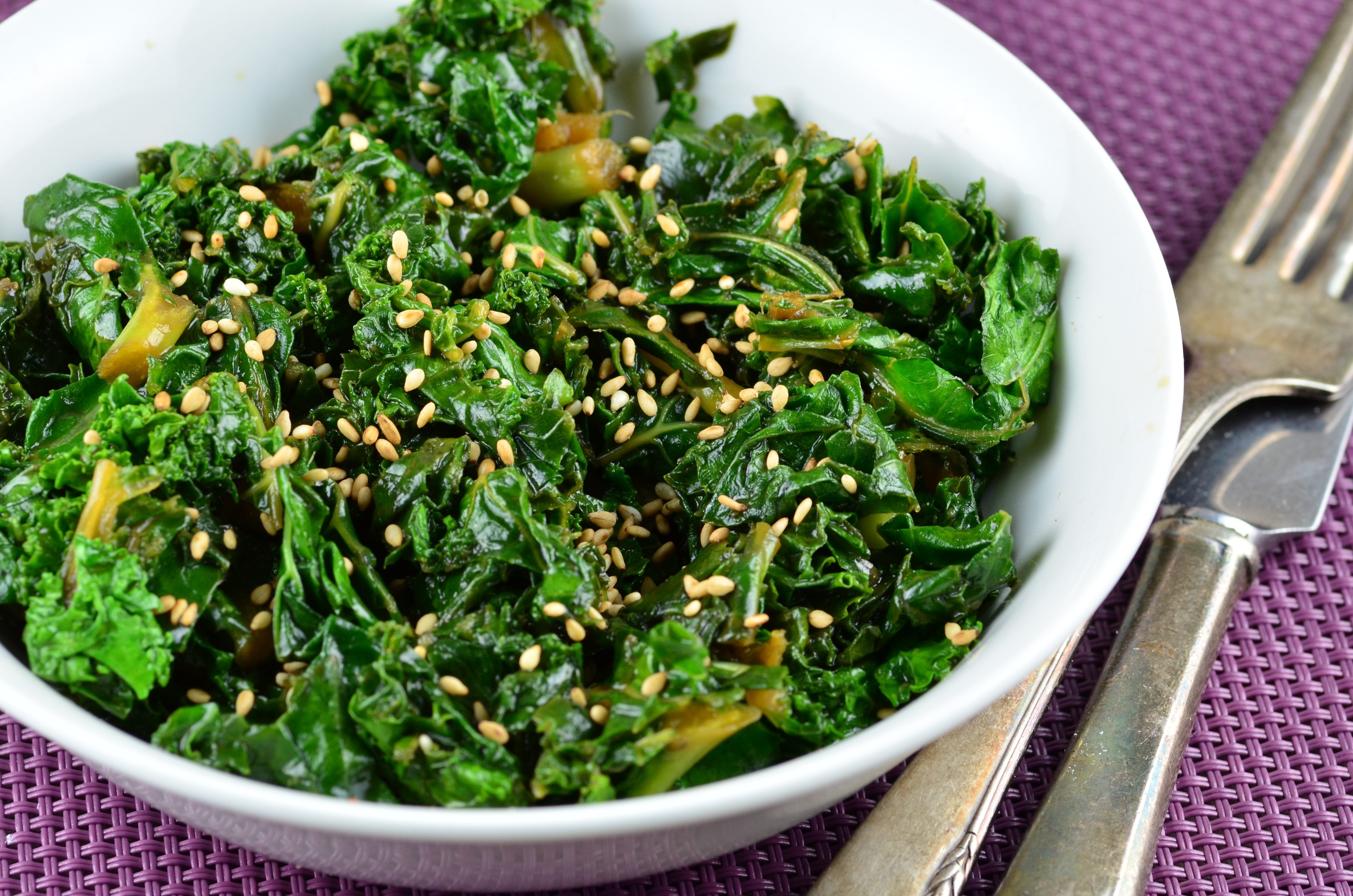 KALE AND GINGER STIR FRY