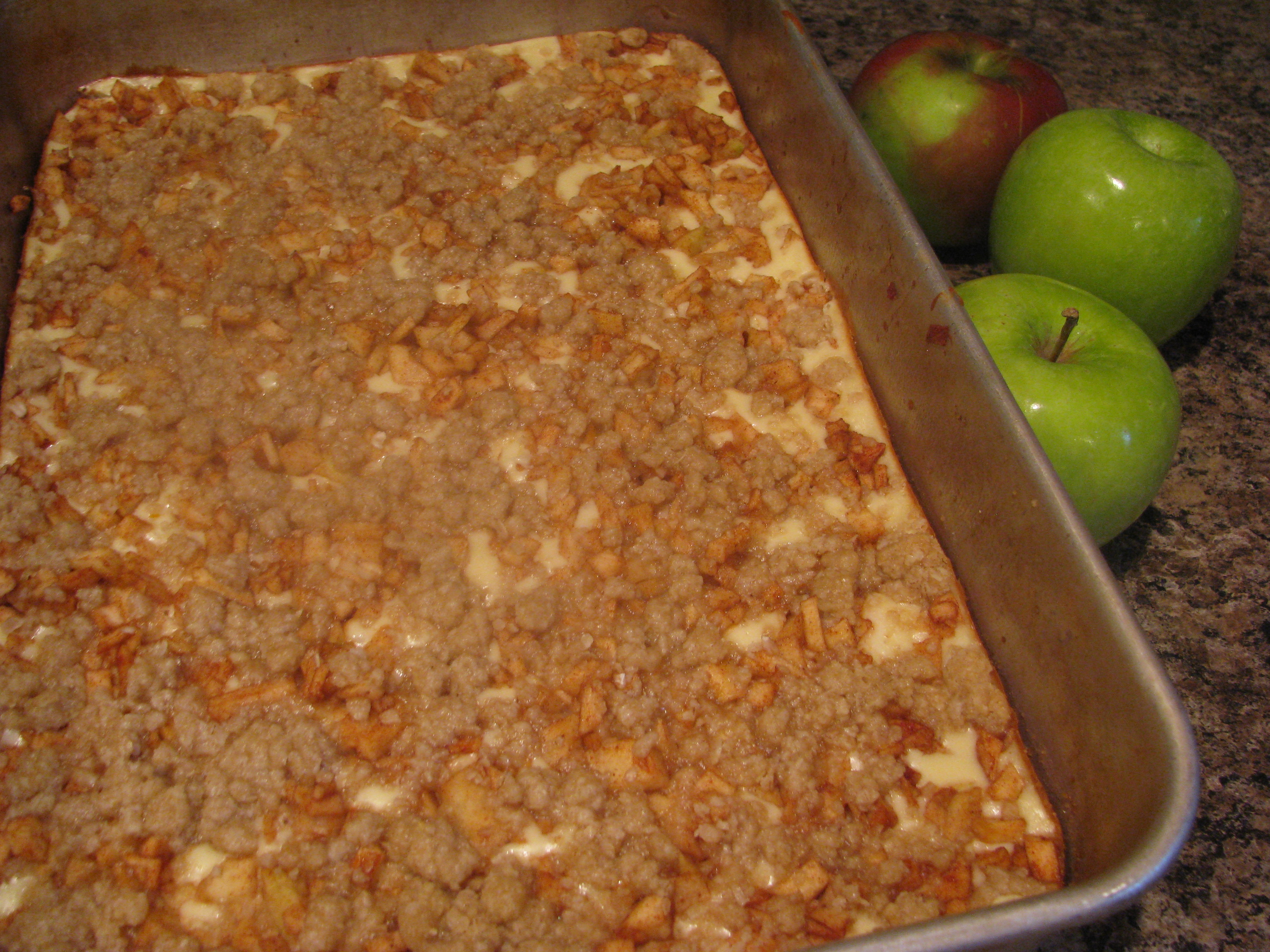 🖤 Healty APPLE OAT CHEESECAKE BARS