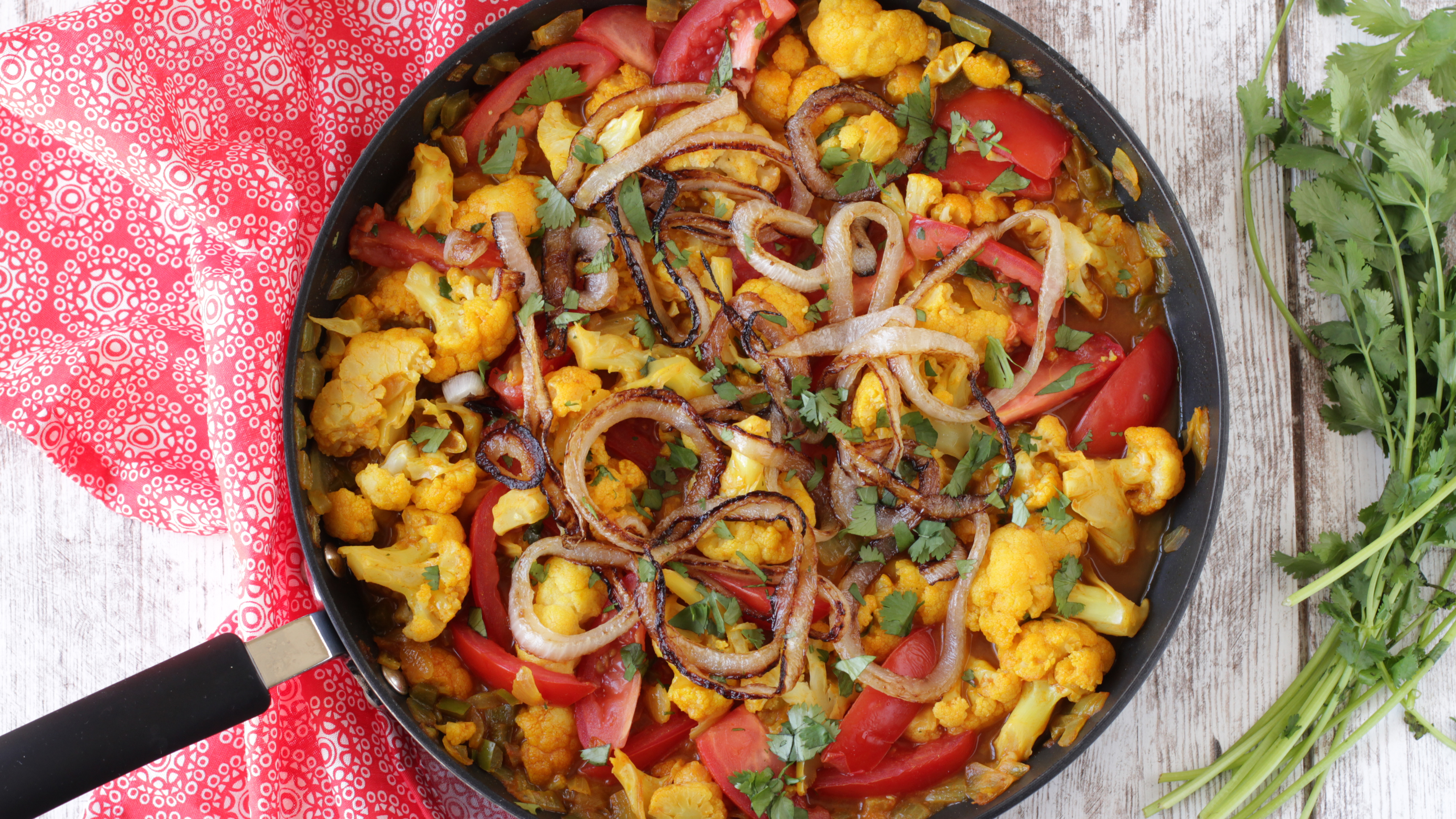 Cauliflower & Tomato Curry