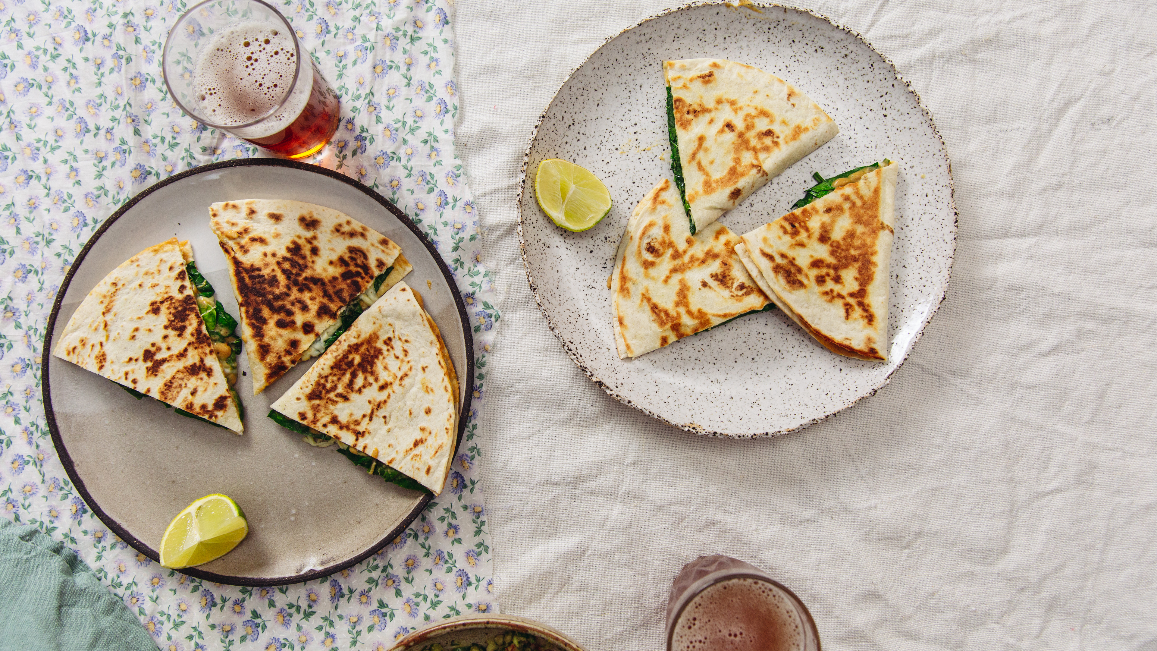 The Best Cheese & Onion Quesadillas - Feels Like Home™