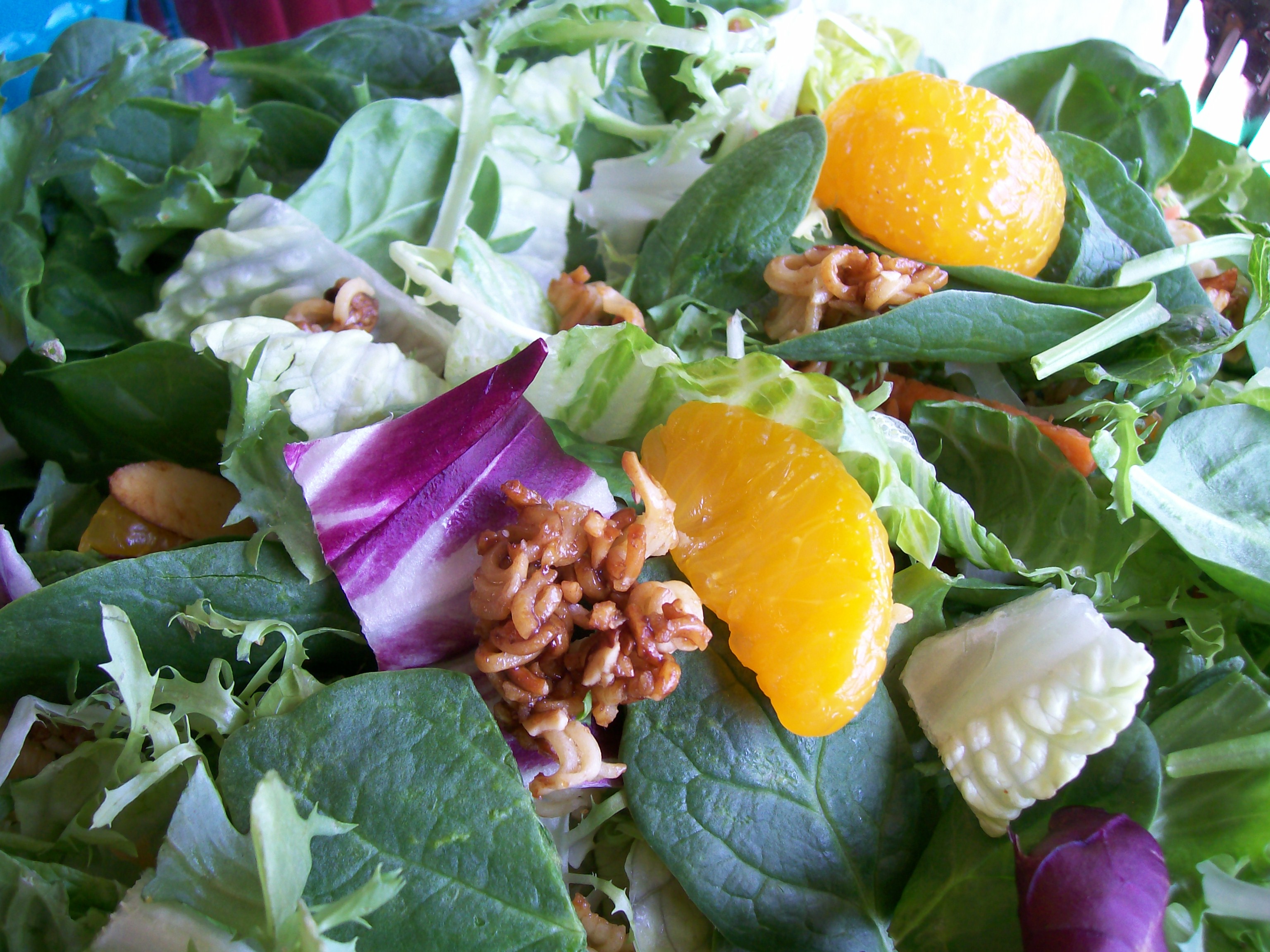 spinach salad dressing with sour cream Creamy Spinach Salad. This has all the makings of hot spinach salad but its a delicious cold version. Fresh baby spinach is mixed with hard boiled eggs, bacon and mushrooms in a creamy tangy