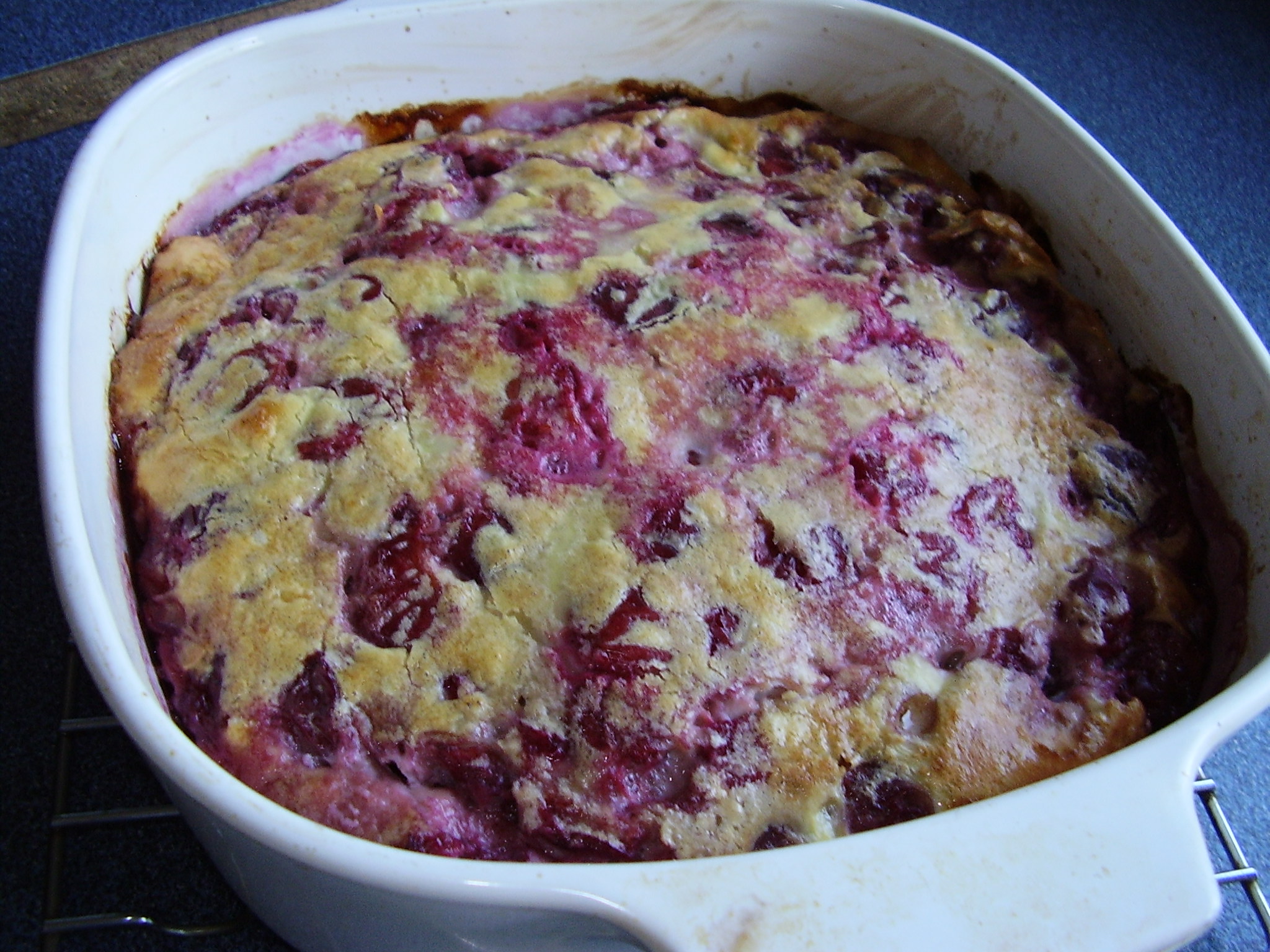 CHERRY-ALMOND CLAFOUTI