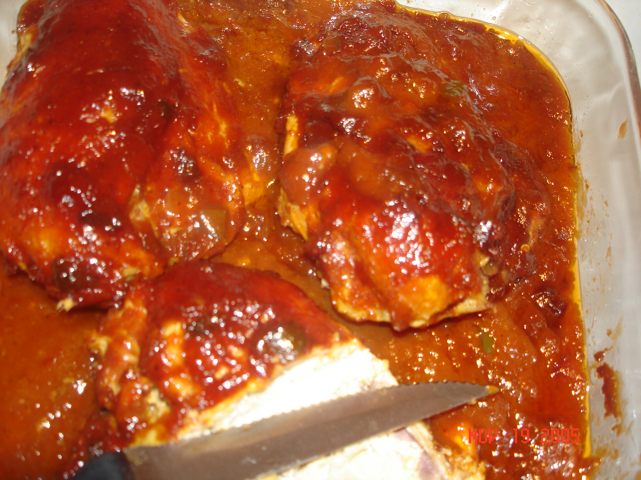 SCRUMPTIOUS BARBECUE CHICKEN OR SPARERIBS