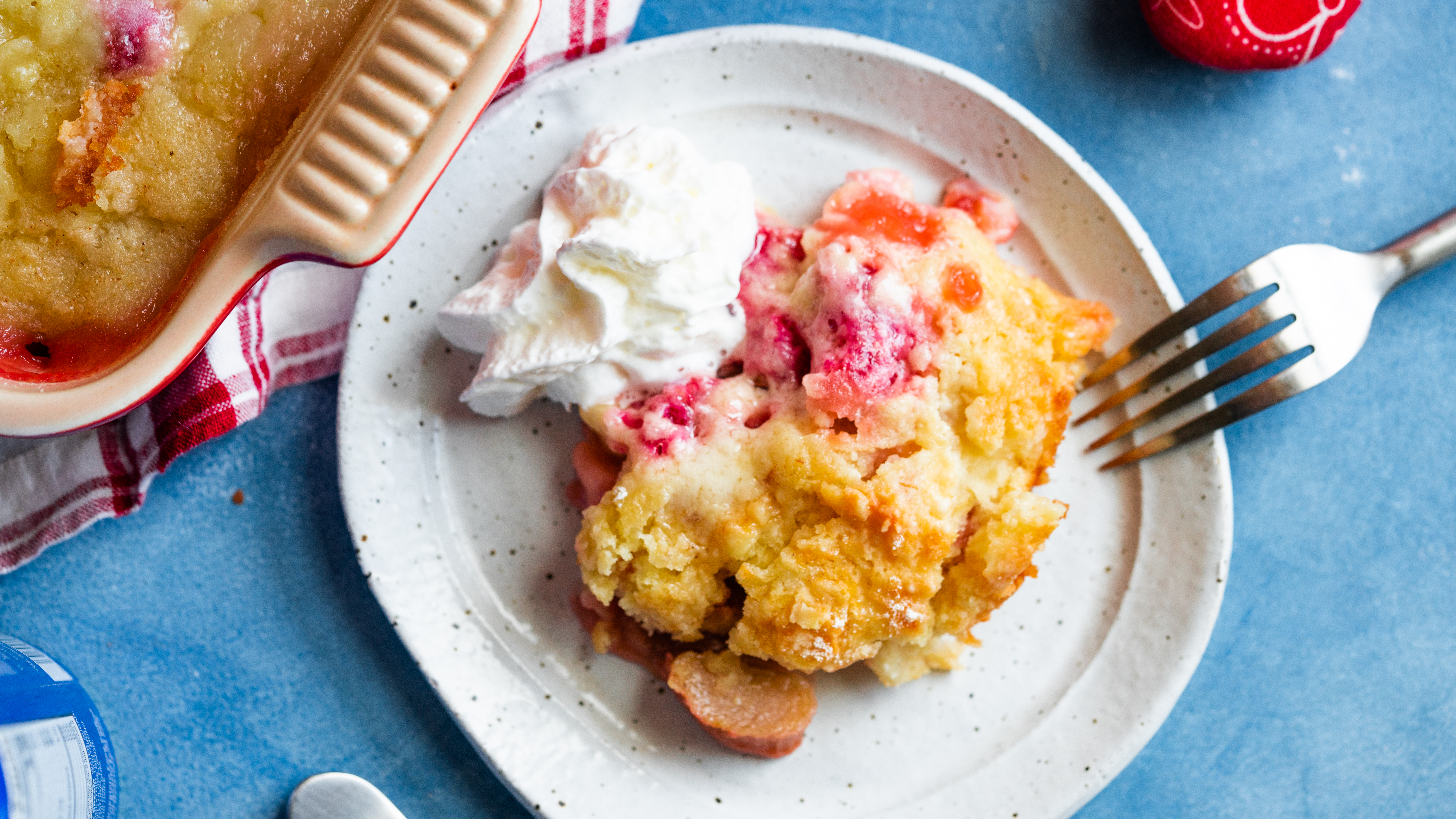 Rhubarb Dump Cake