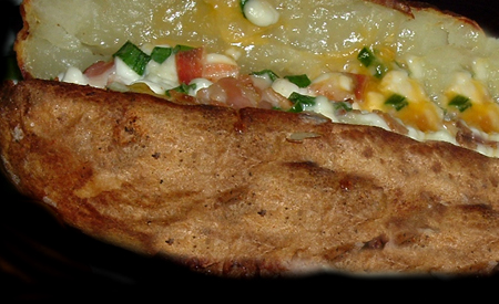 CRUSTY BAKED POTATOES CRUSTY BAKED POTATOES