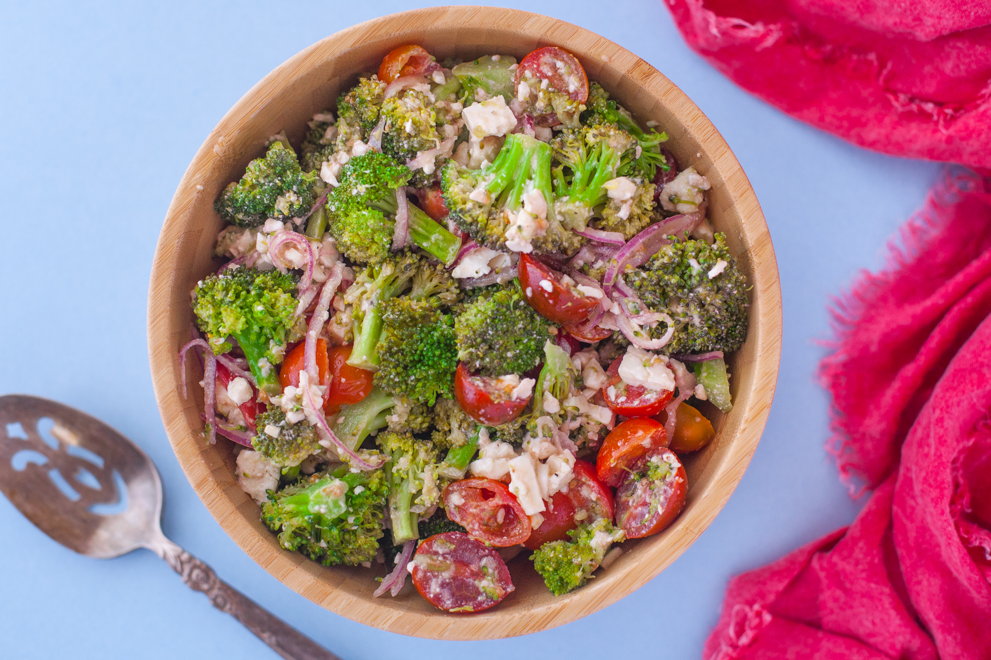 BROCCOLI AND FETA SALAD