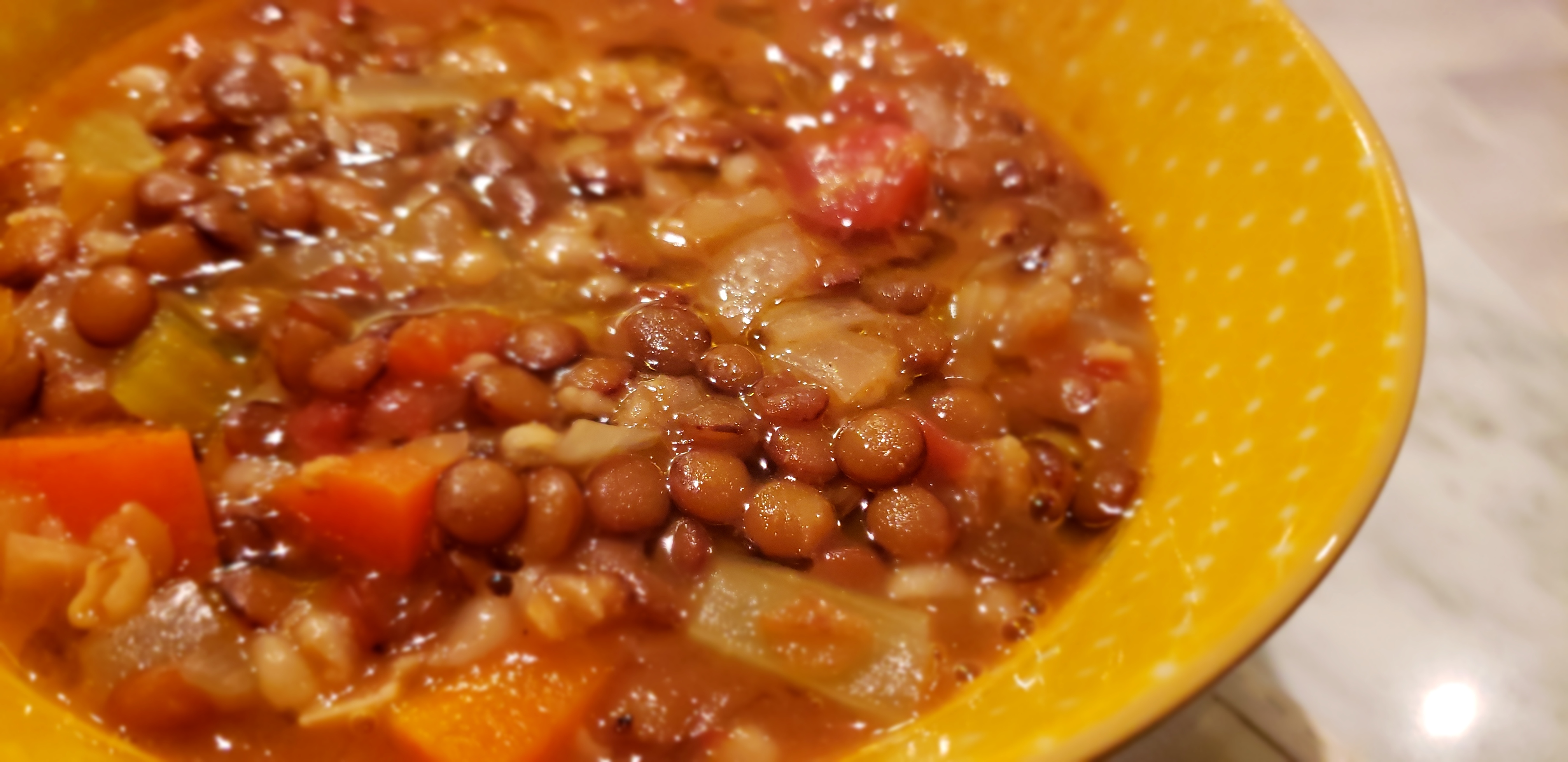 EV'S LENTIL SOUP (GREEK - FAKESS)