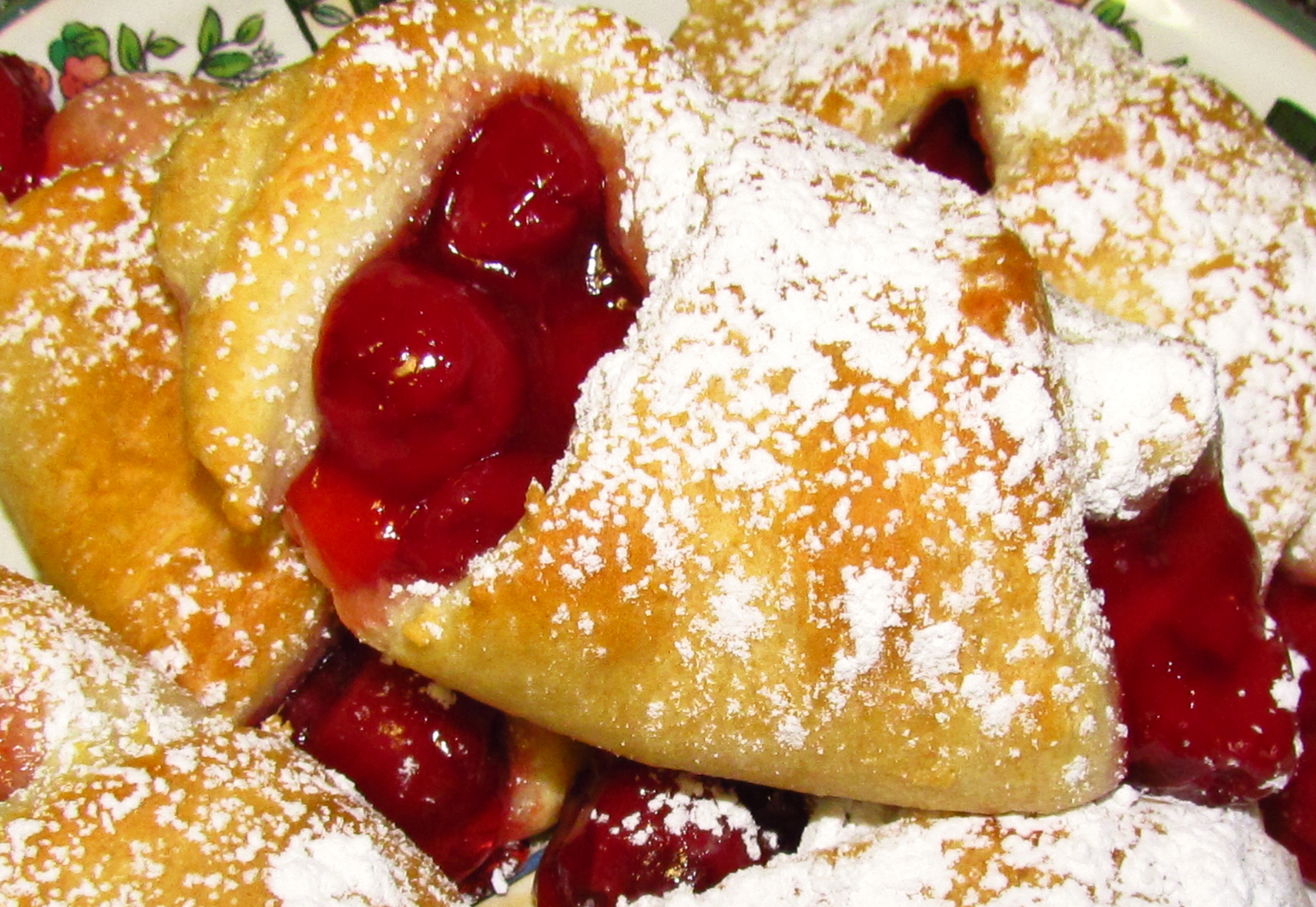 CHERRY FILLED CRESCENT ROLLS