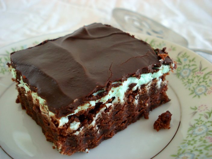 MINT CHOCOLATE BROWNIES