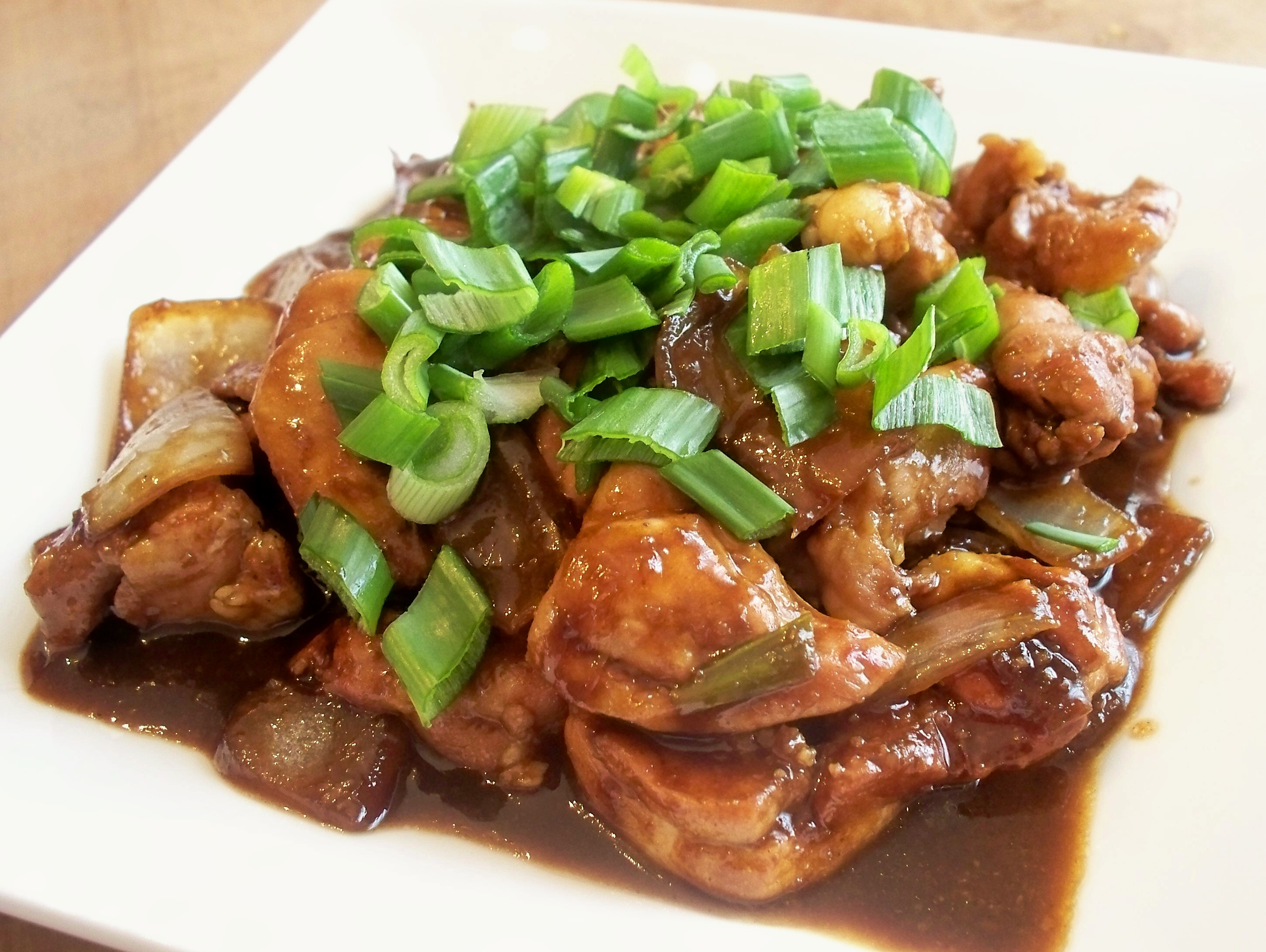 HONEY GINGER GLAZED CHICKEN