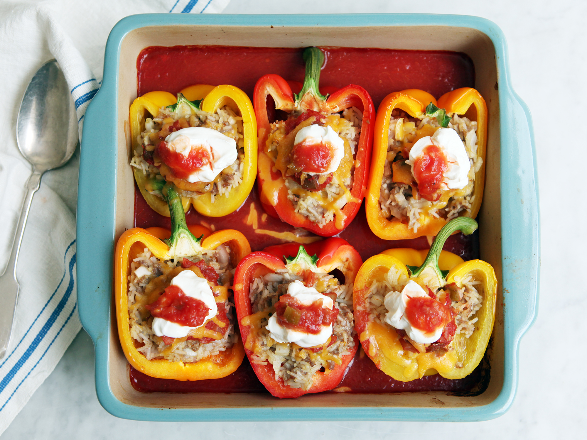 SOUTHWESTERN STUFFED BELL PEPPERS