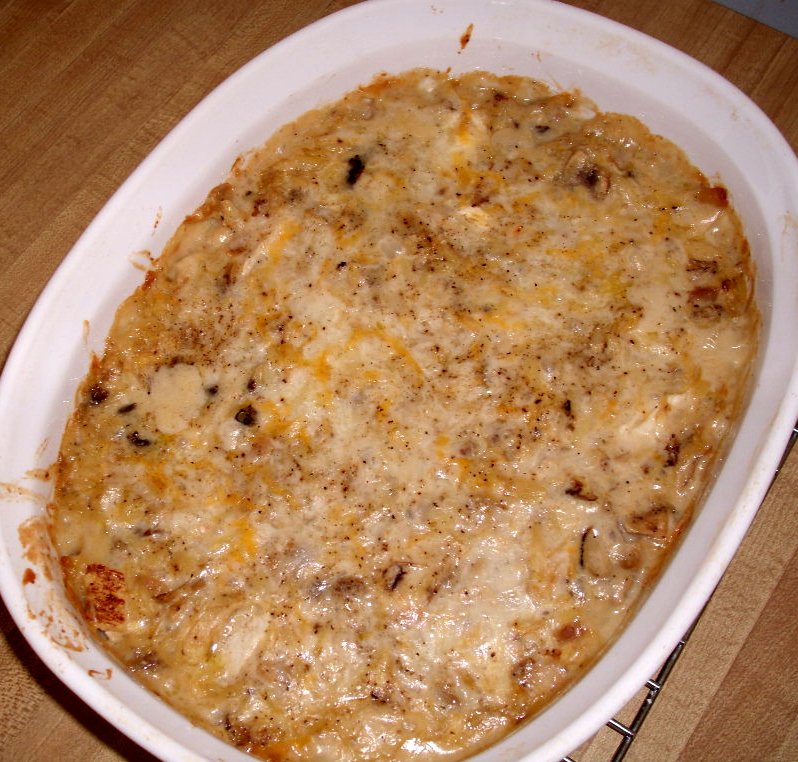 QUICK AND EASY CHICKEN AND RICE CASSEROLE