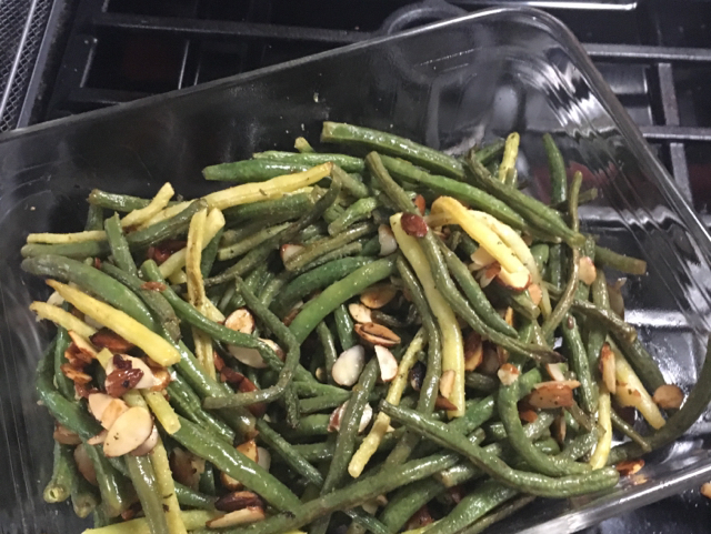 OVEN ROASTED GREEN BEANS