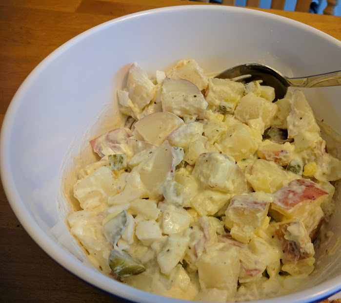 NEW POTATO SALAD FOR A CROWD