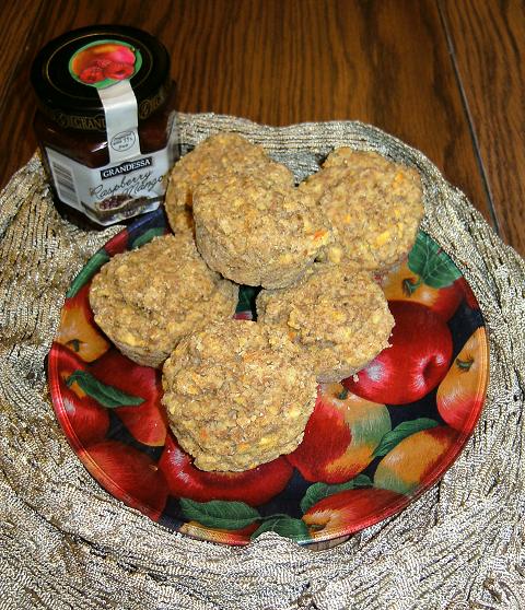 ORANGE BRAN FLAX MUFFINS