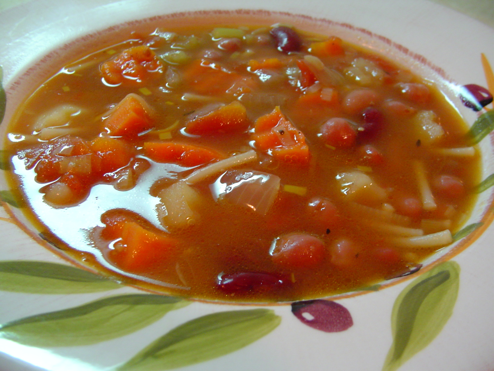 ☒ Healty MAGGIE'S MINESTRONE SOUP