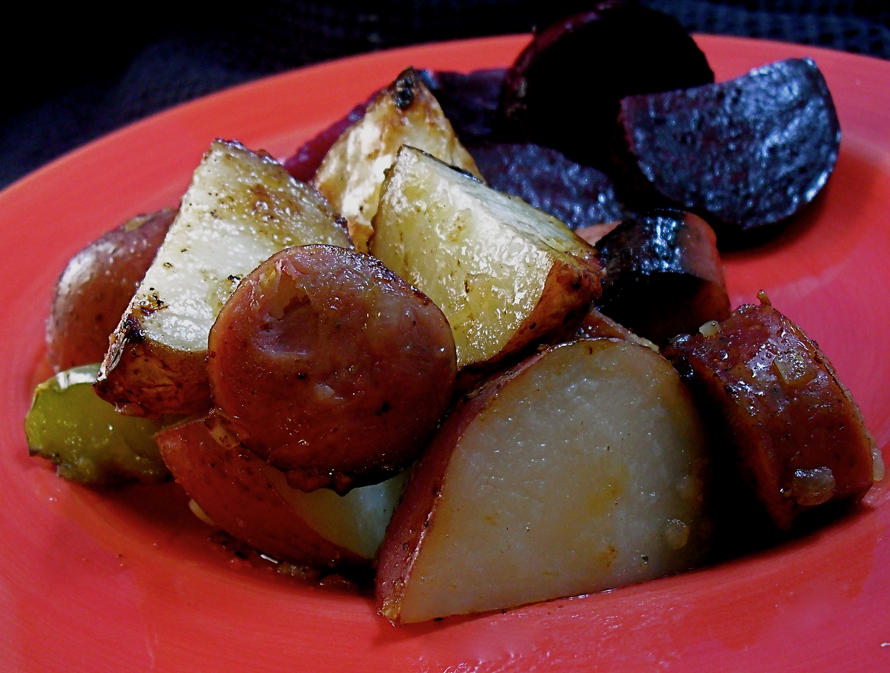 ROASTED KIELBASA & POTATOES