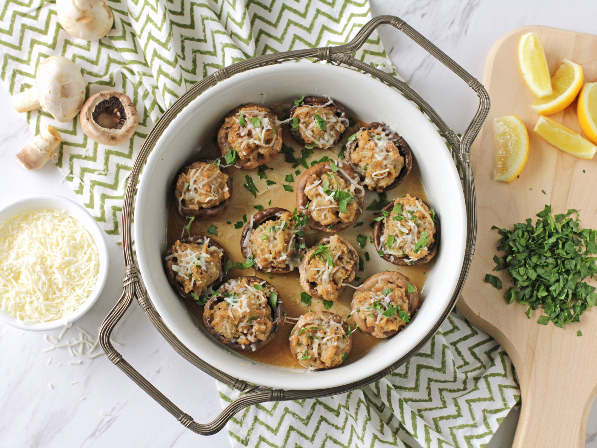 OLIVE GARDEN STUFFED MUSHROOMS (COPYCAT)