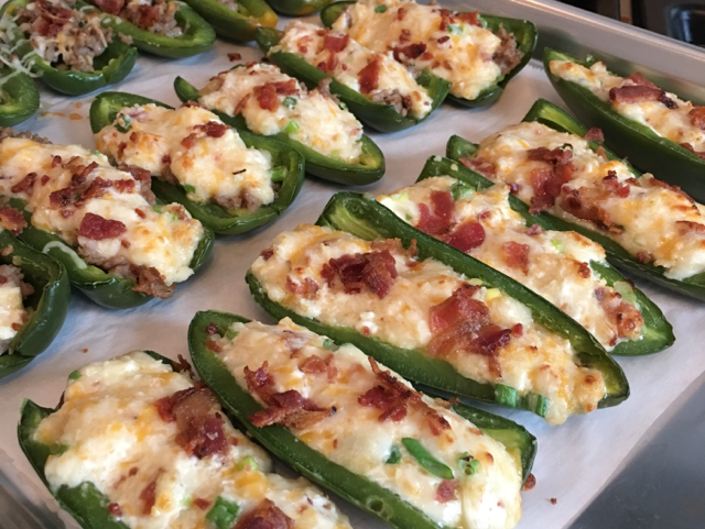 BAKED TEXAS JALAPEO PEPPERS