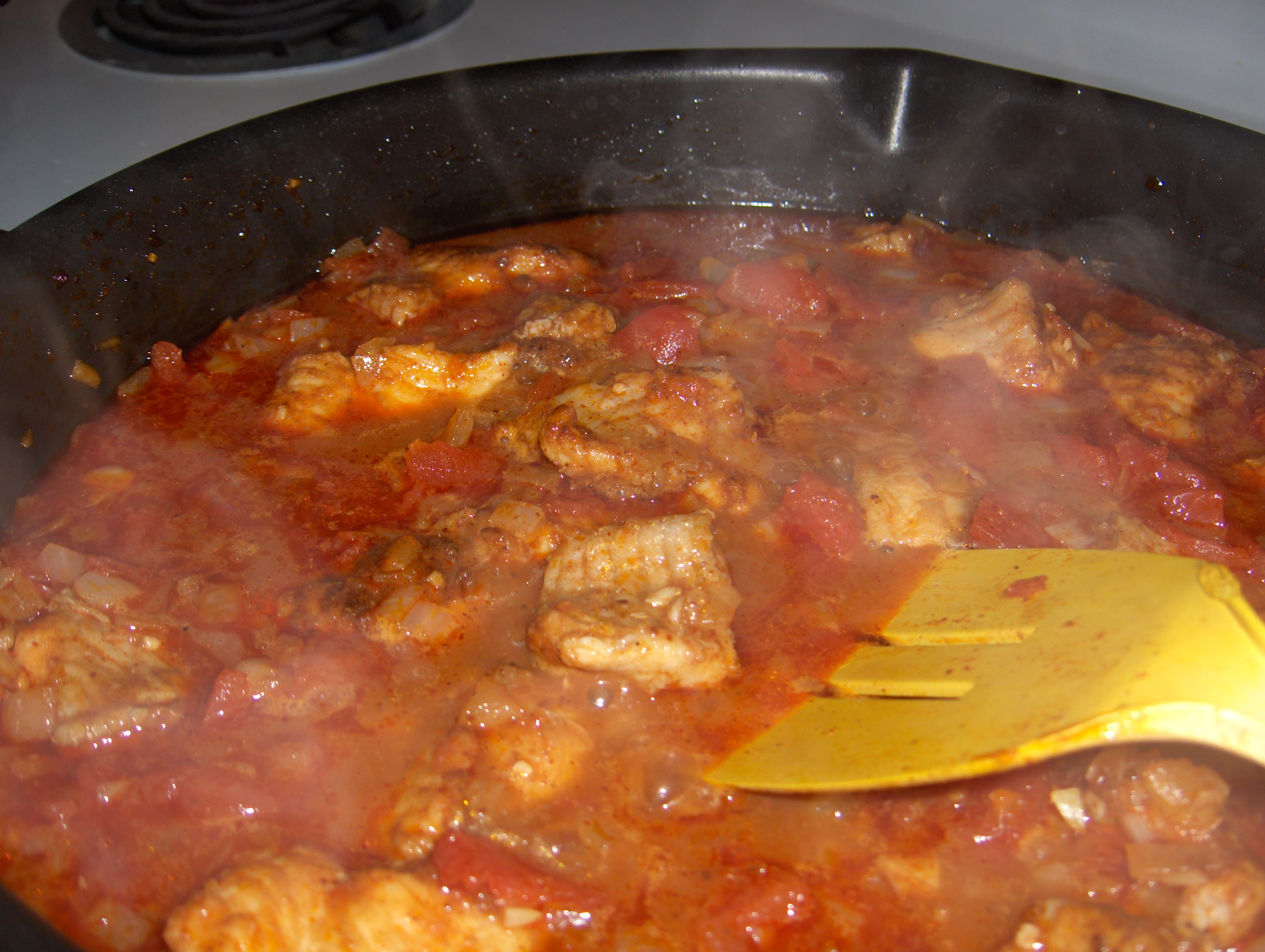 CHILI AND BEER-BRAISED CATFISH