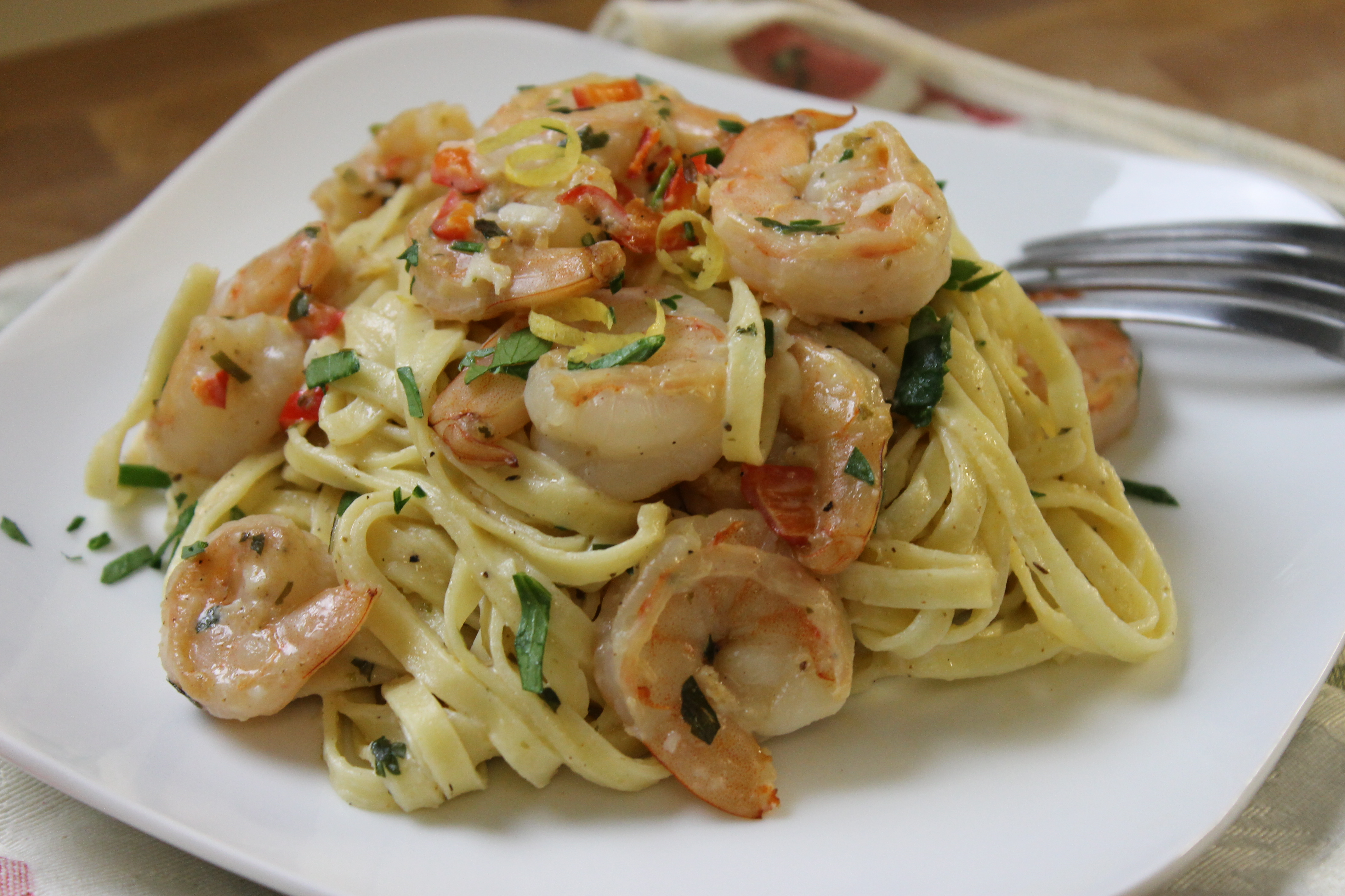 LEMON-SHRIMP PASTA