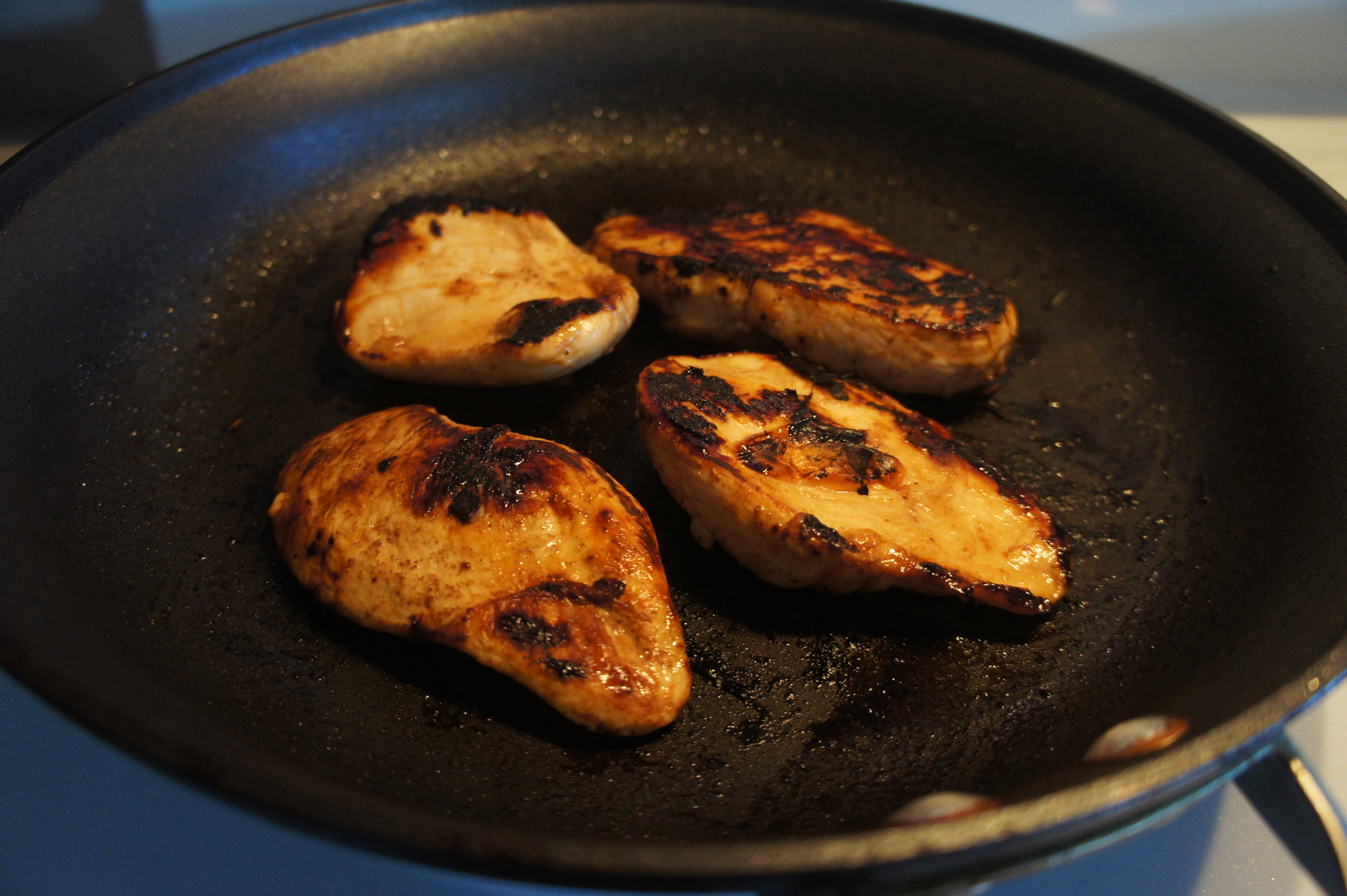 BALSAMIC CHICKEN WITH GARLIC COUSCOUS