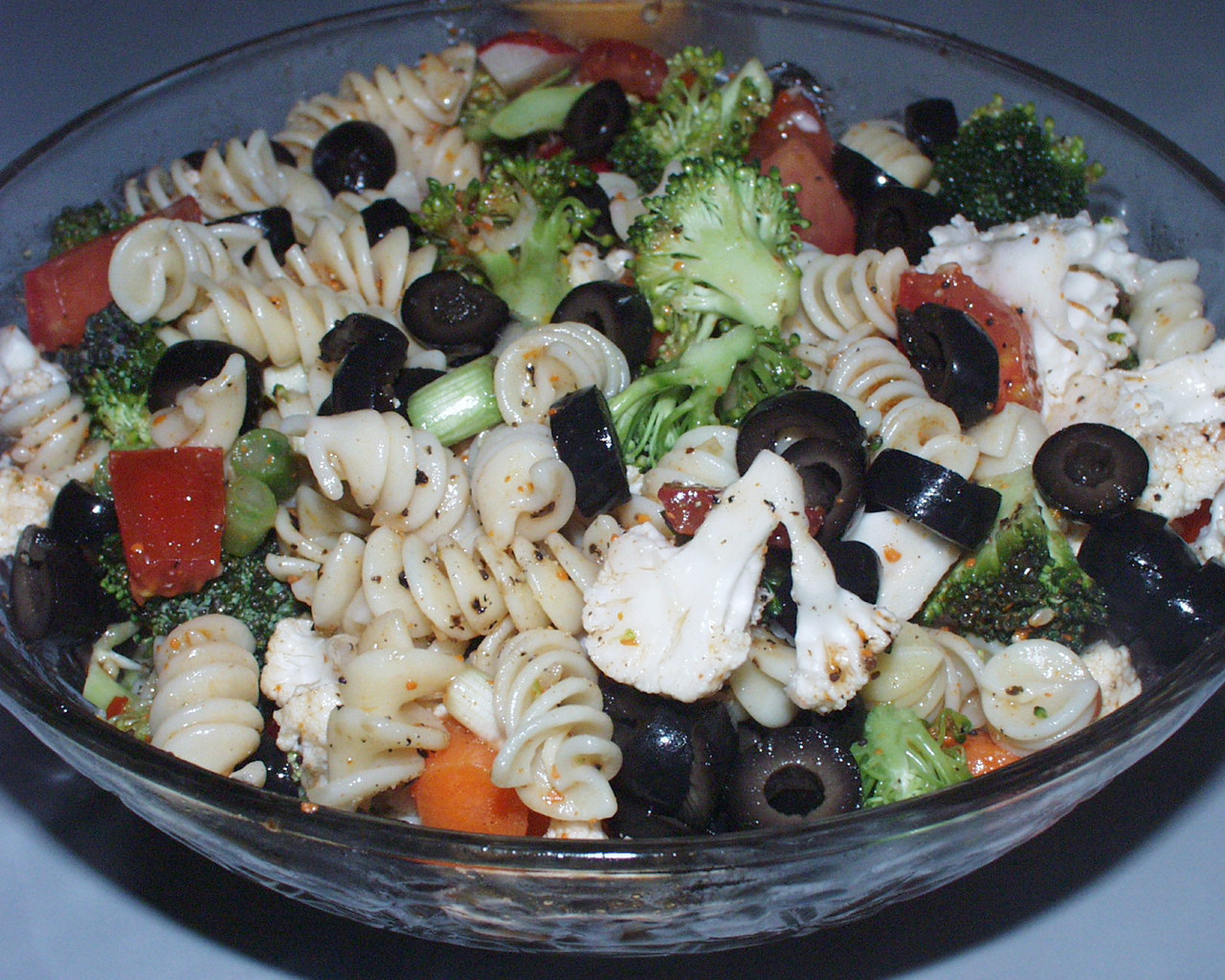 Tricolor Supreme Pasta Salad  Carrie's Experimental Kitchen