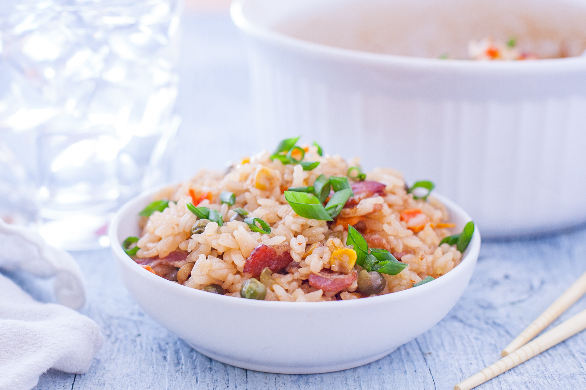 MICROWAVE FRIED RICE