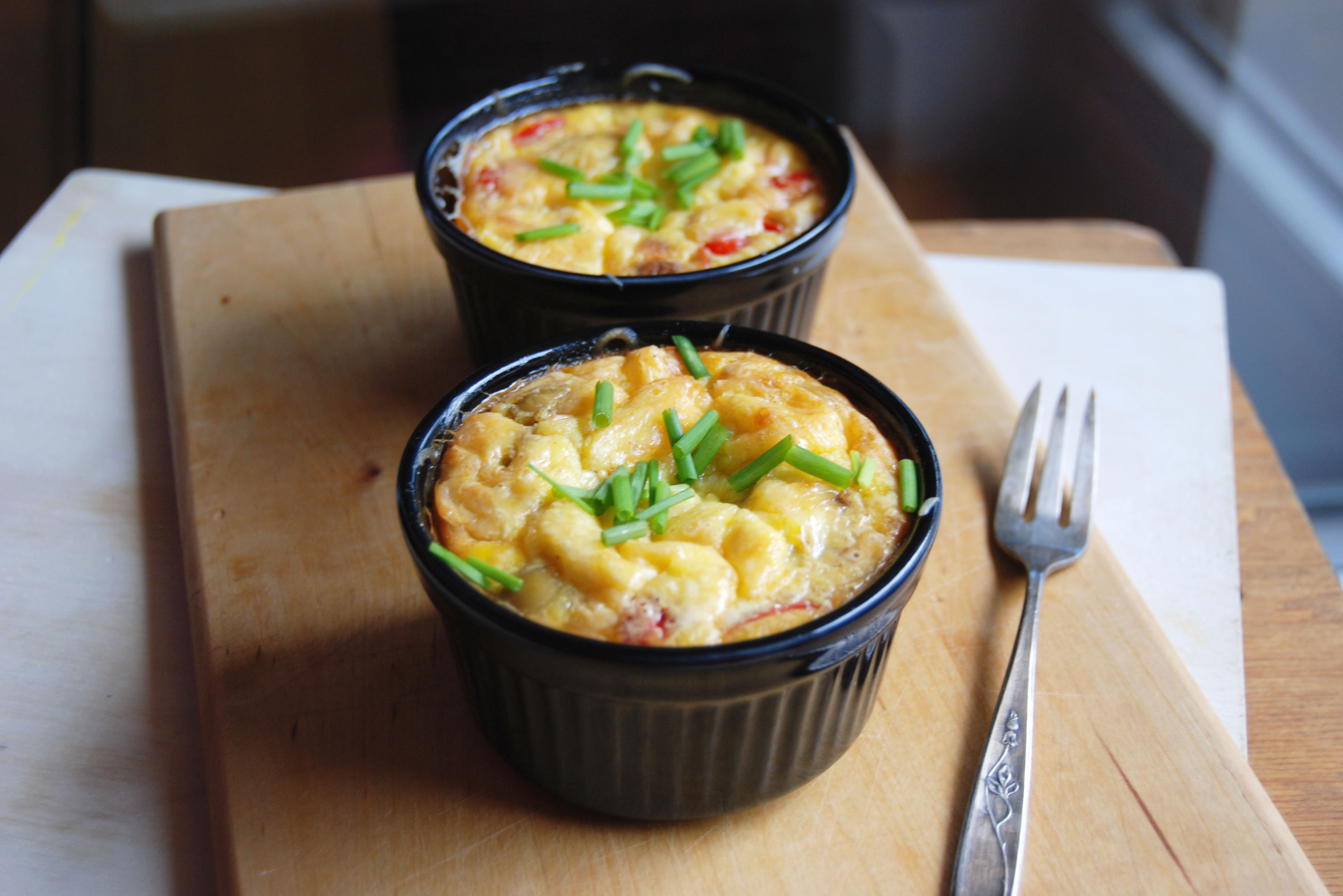 INDIVIDUAL BREAKFAST CASSEROLES
